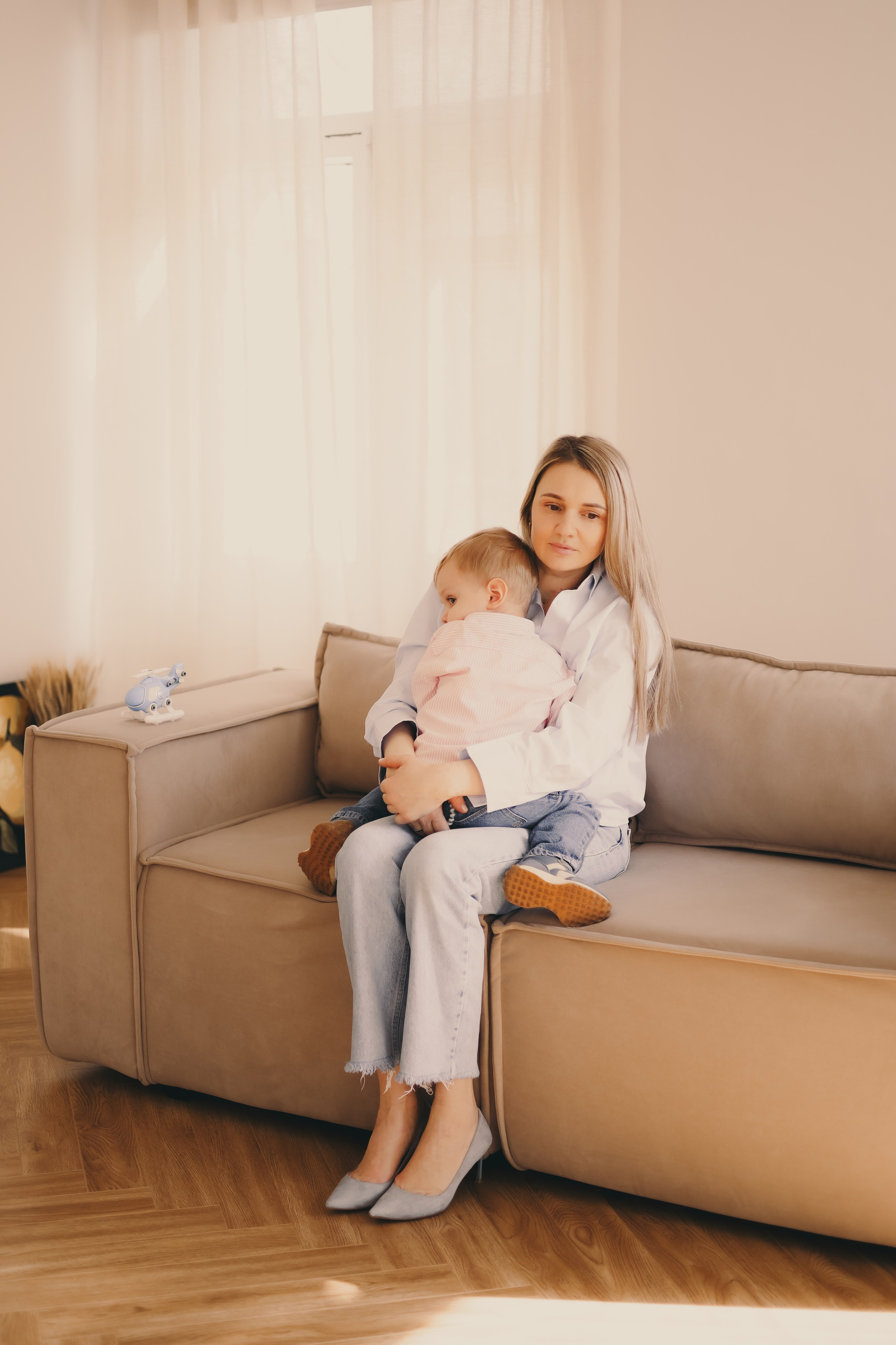 Два малыша и их мама. Фотограф Мария Лаенко