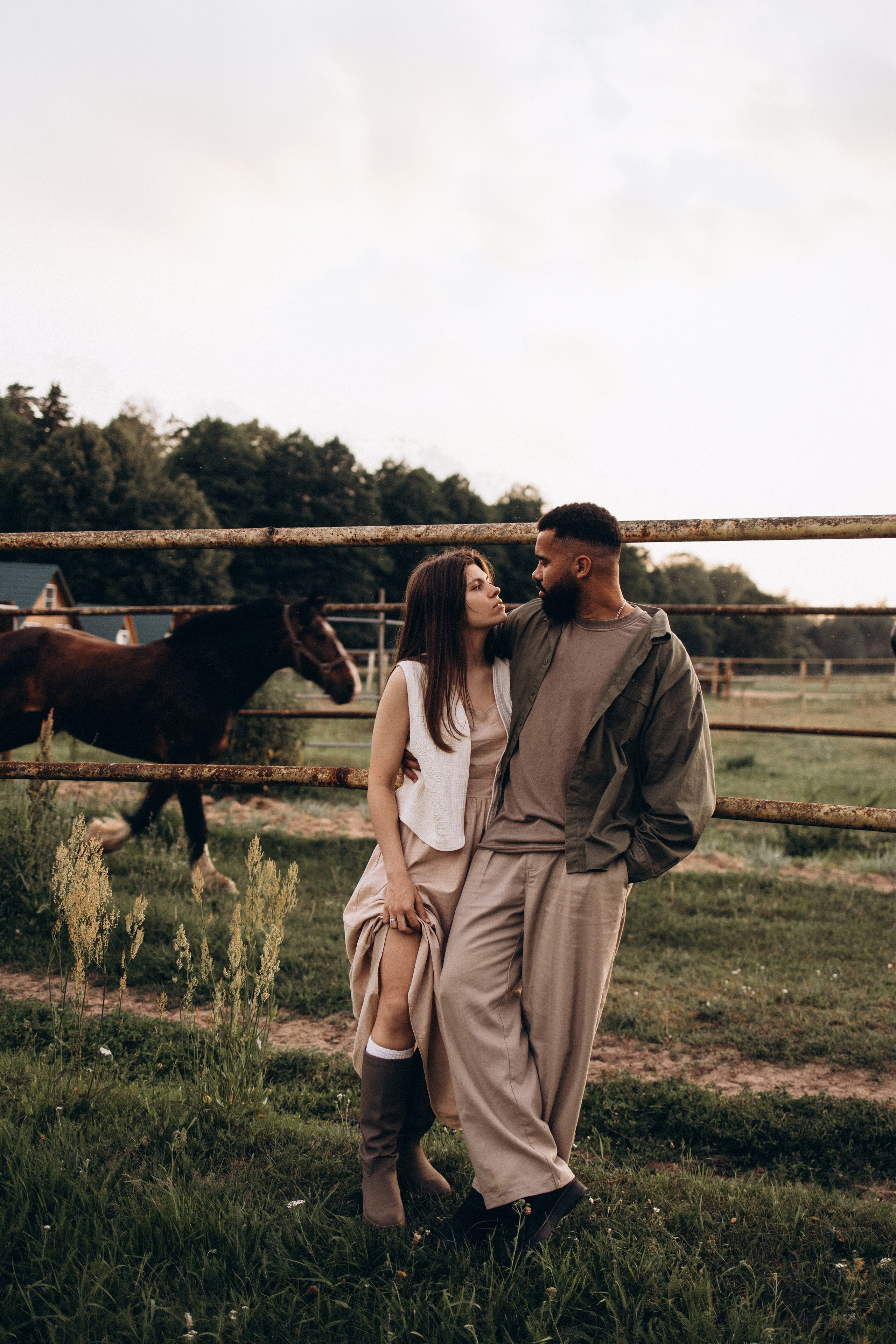 Роберт и Саша на ранчо. Семейный фотограф в Москве Марина Петра