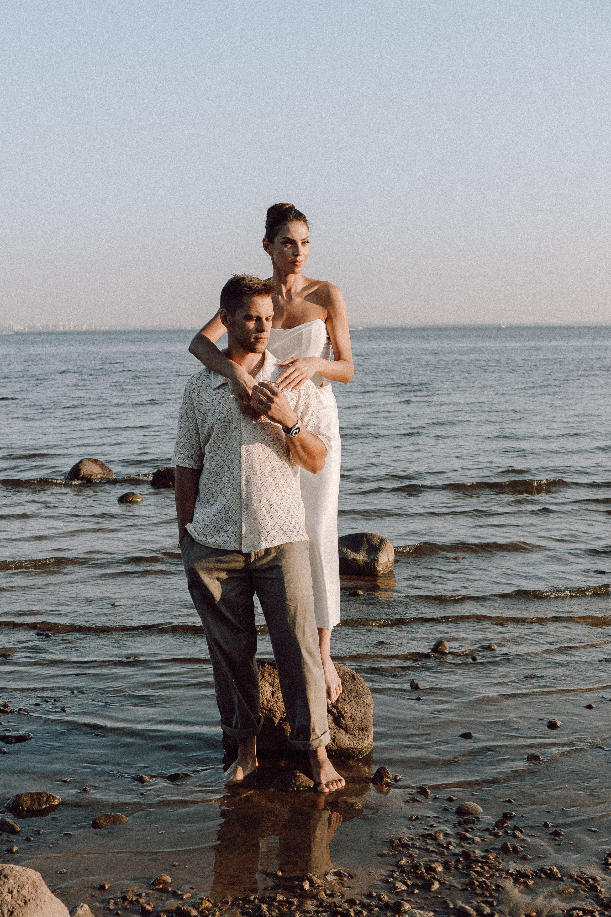 СВАДЕБНАЯ ФОТОСЕССИЯ ВЫЕЗДНОЙ ЦЕРЕМОНИИ (ФИНСКИЙ ЗАЛИВ). Профессиональный фотограф, Санкт-Петербург — Виктория Богомолова