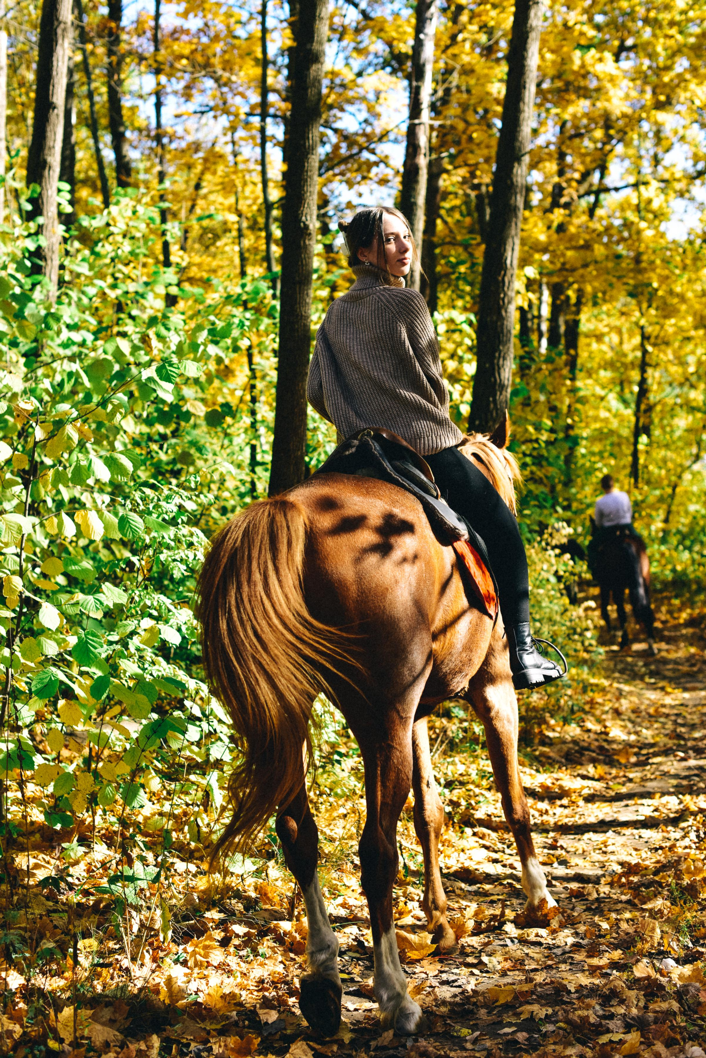 Семья Ирины на прогулке