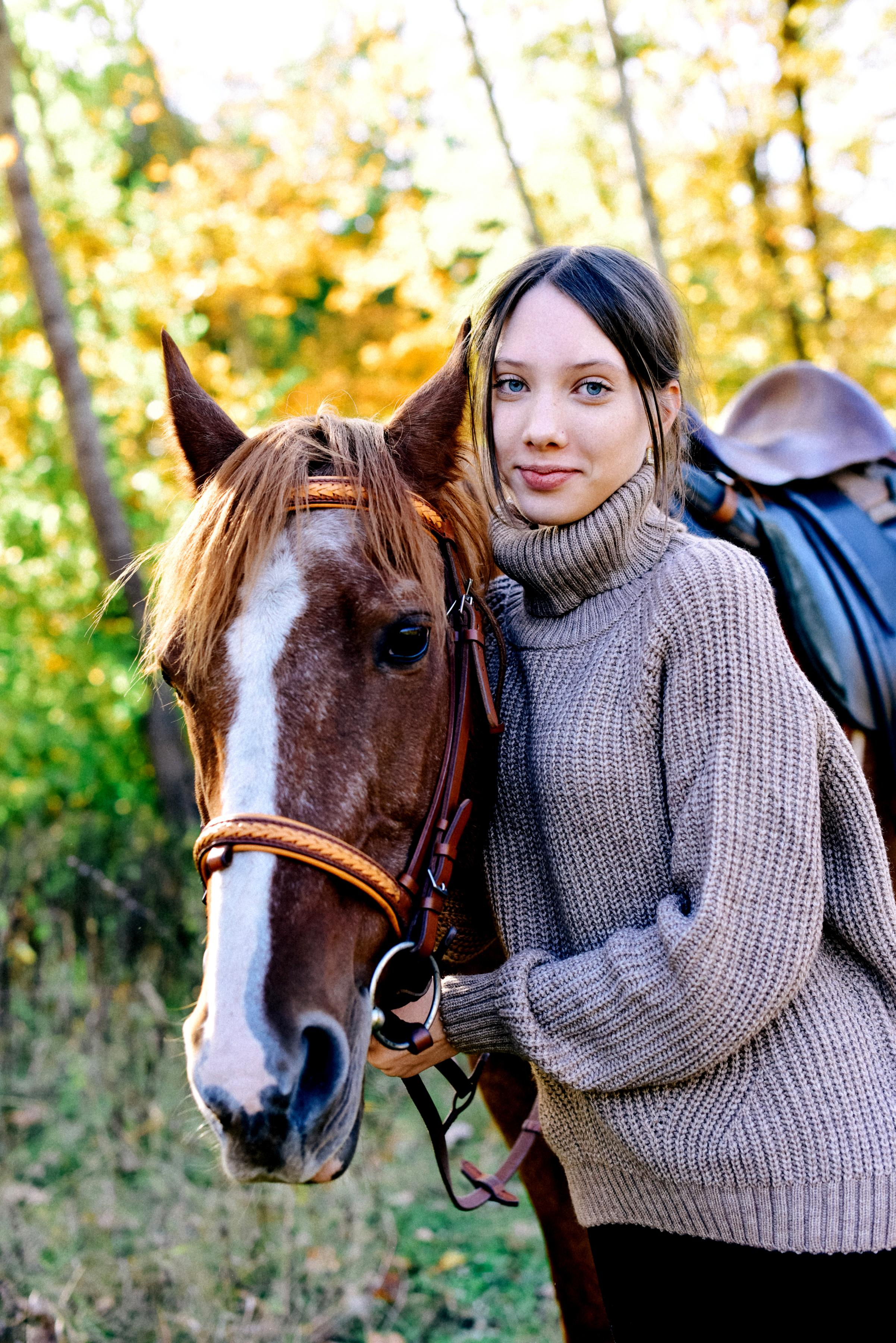 Семья Ирины на прогулке