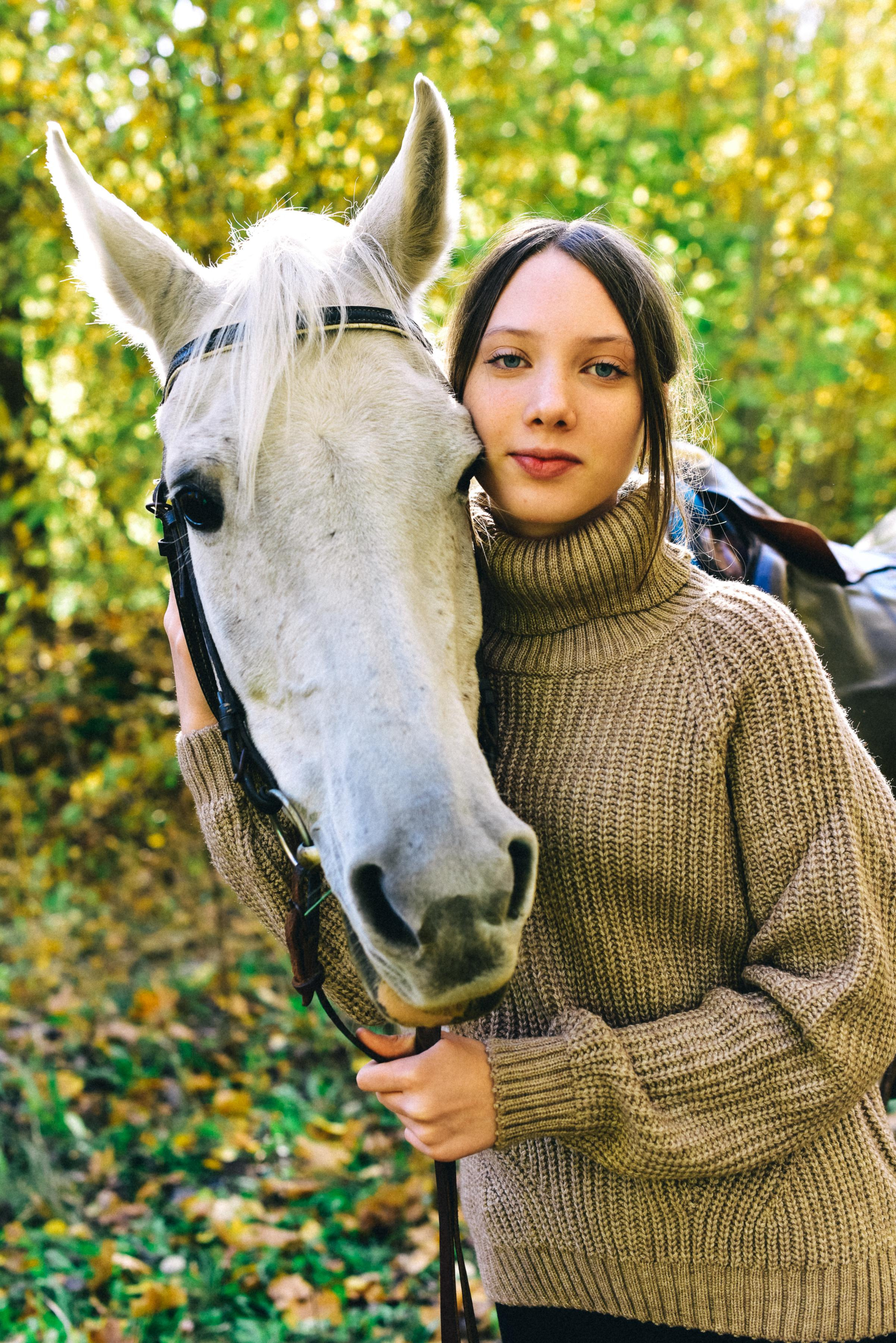 Семья Ирины на прогулке
