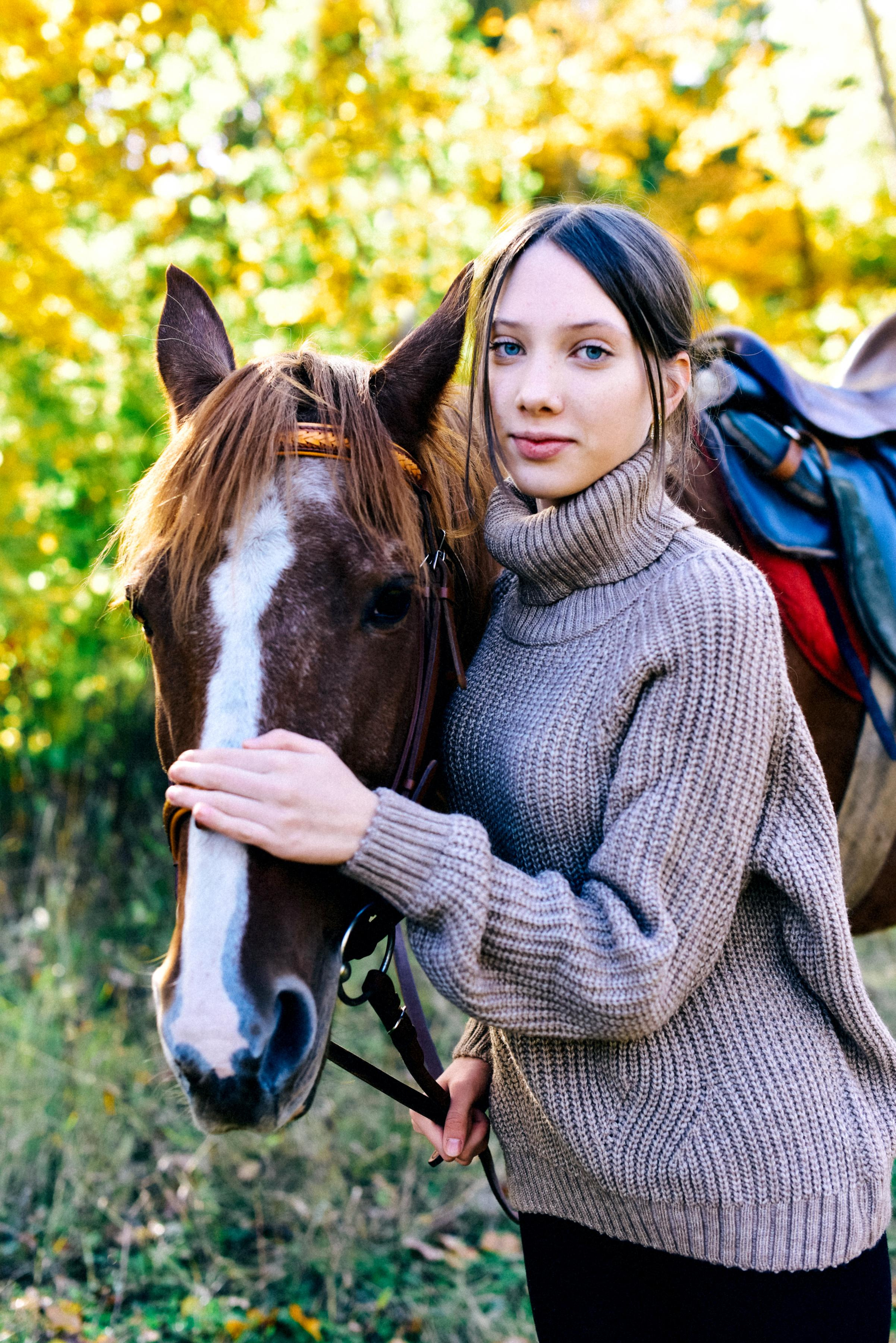 Семья Ирины на прогулке