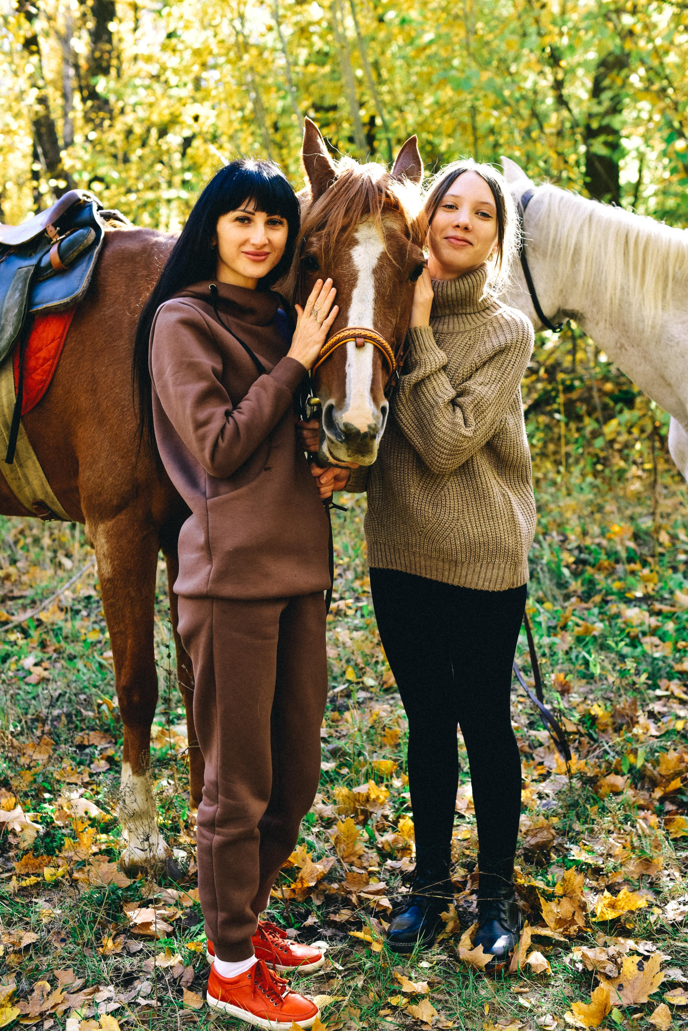 Семья Ирины на прогулке