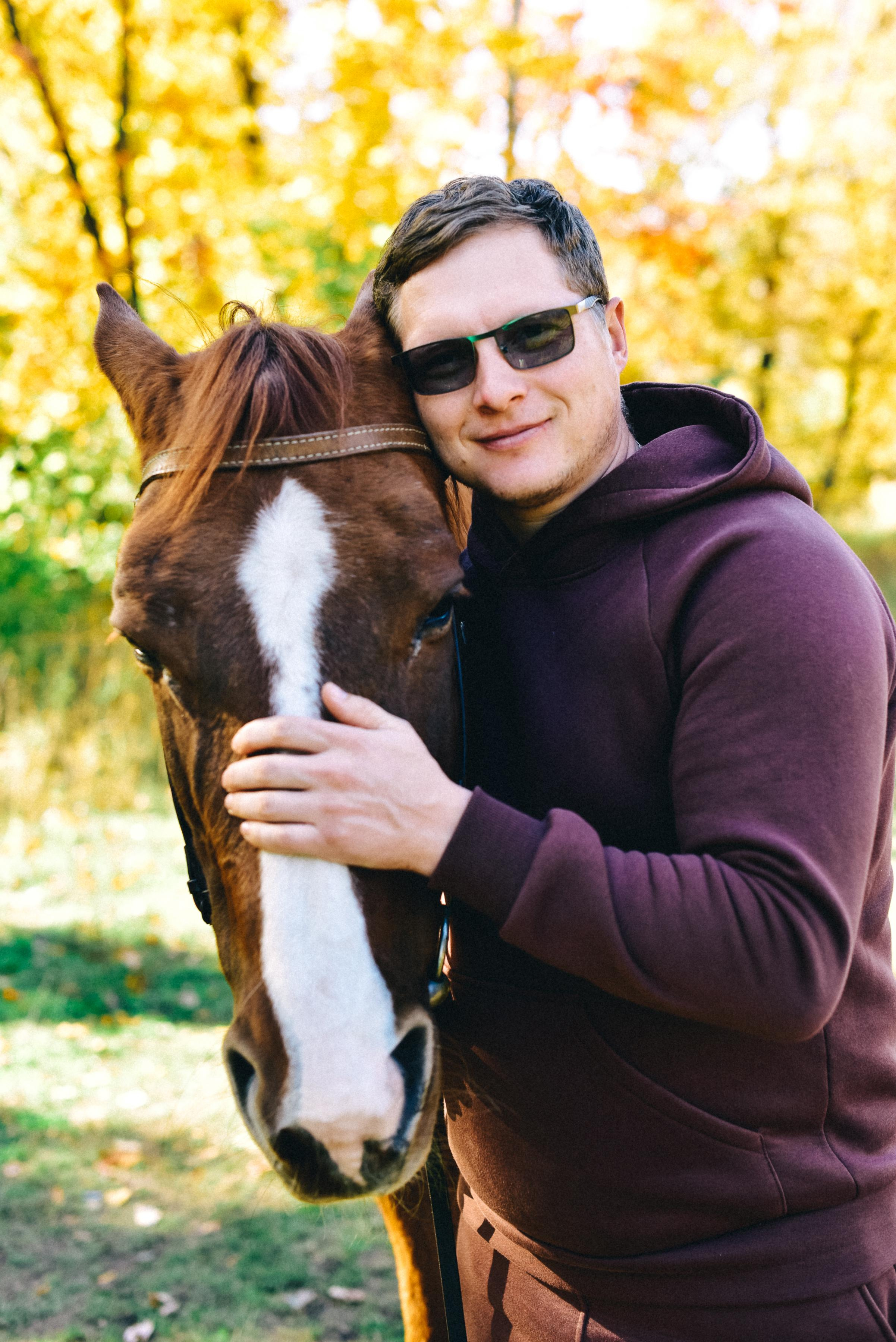 Семья Ирины на прогулке