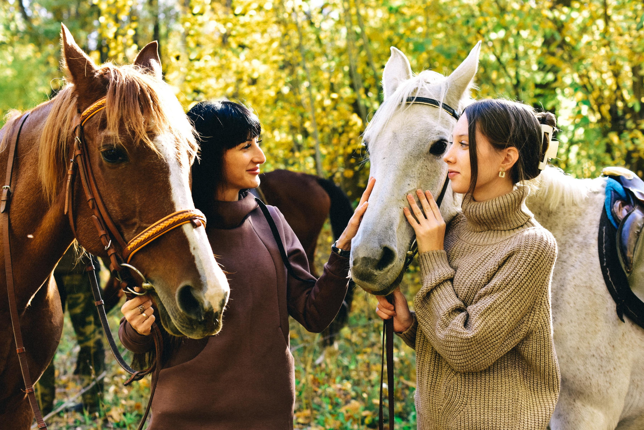 Семья Ирины на прогулке