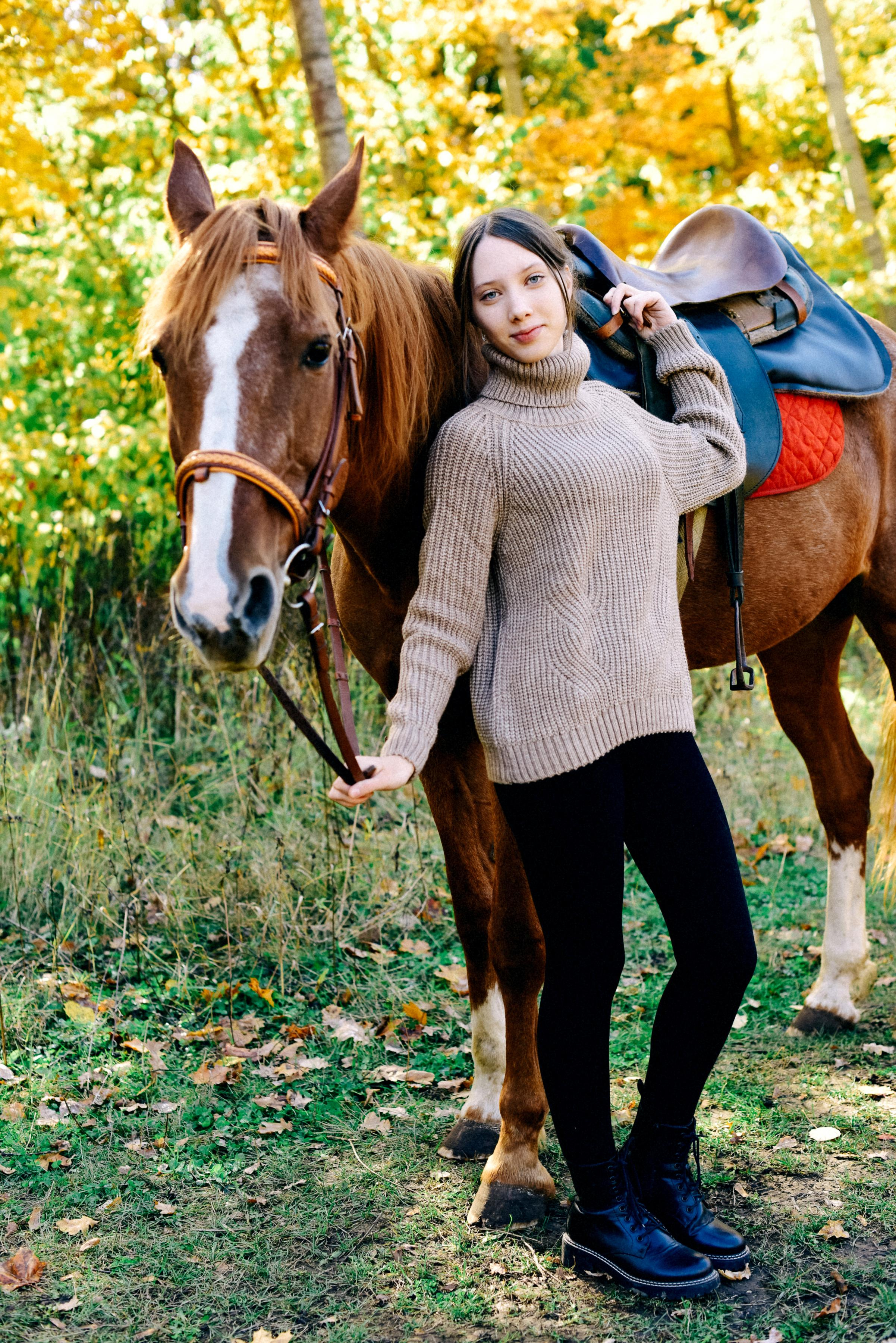 Семья Ирины на прогулке