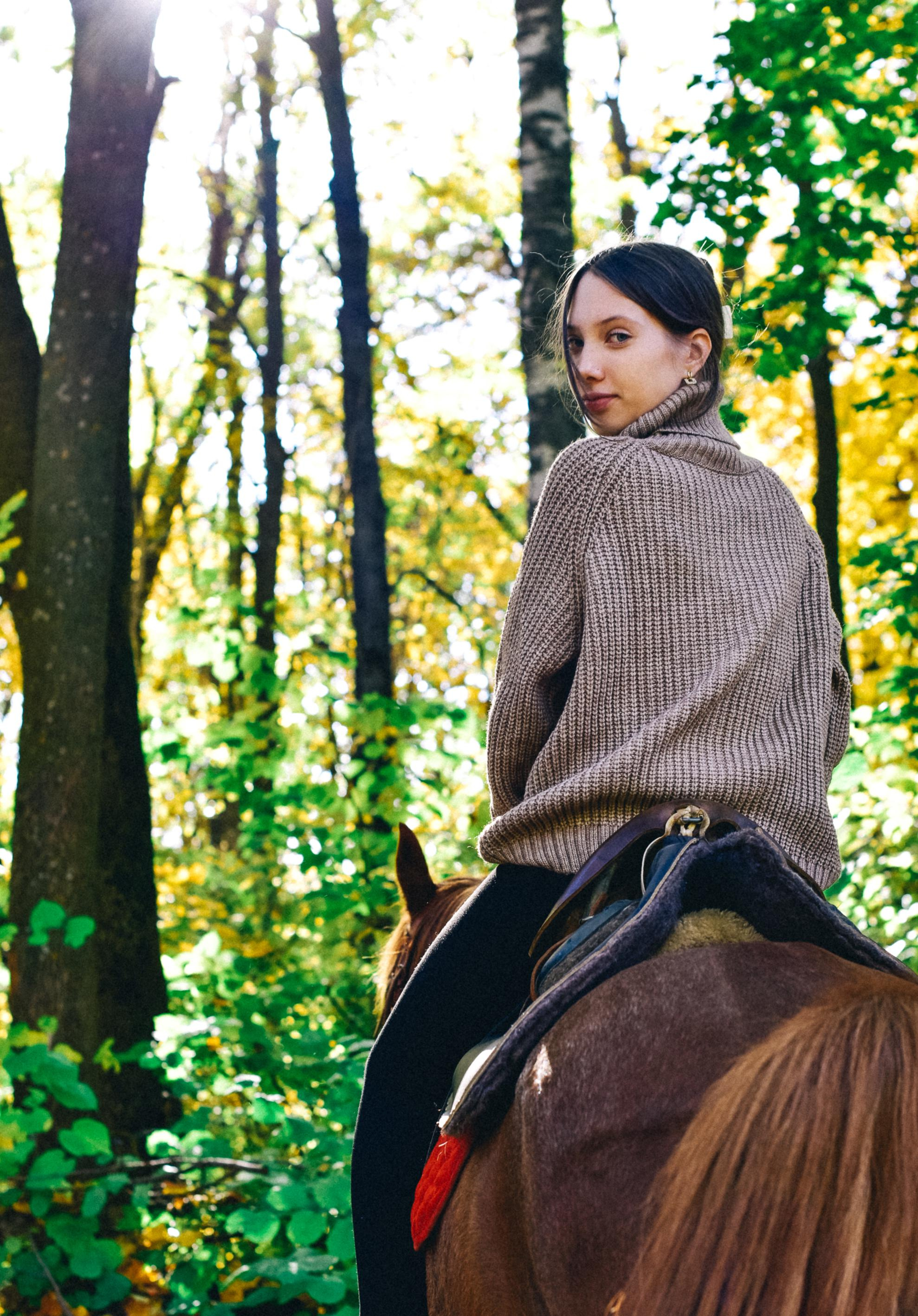 Семья Ирины на прогулке