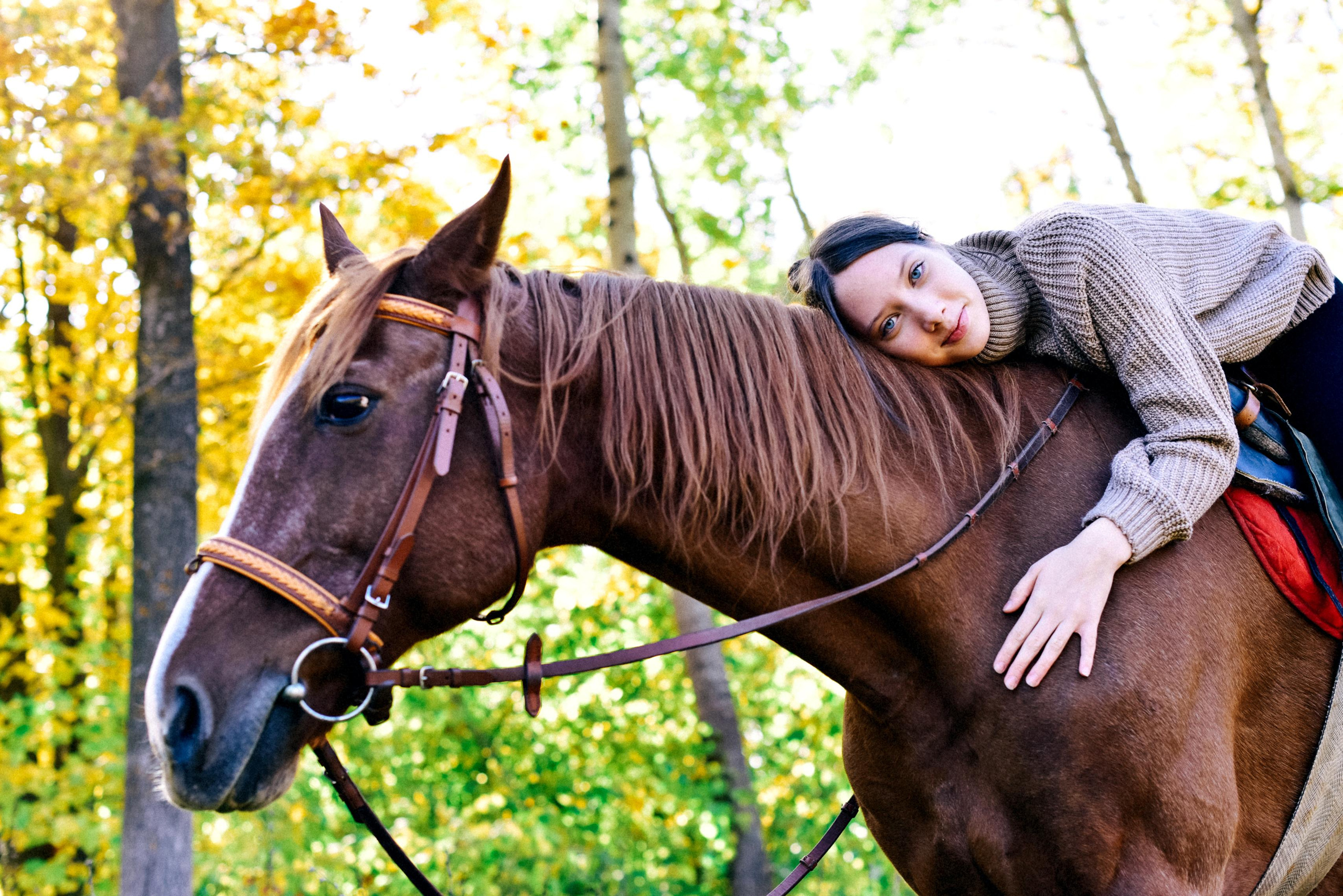 Семья Ирины на прогулке