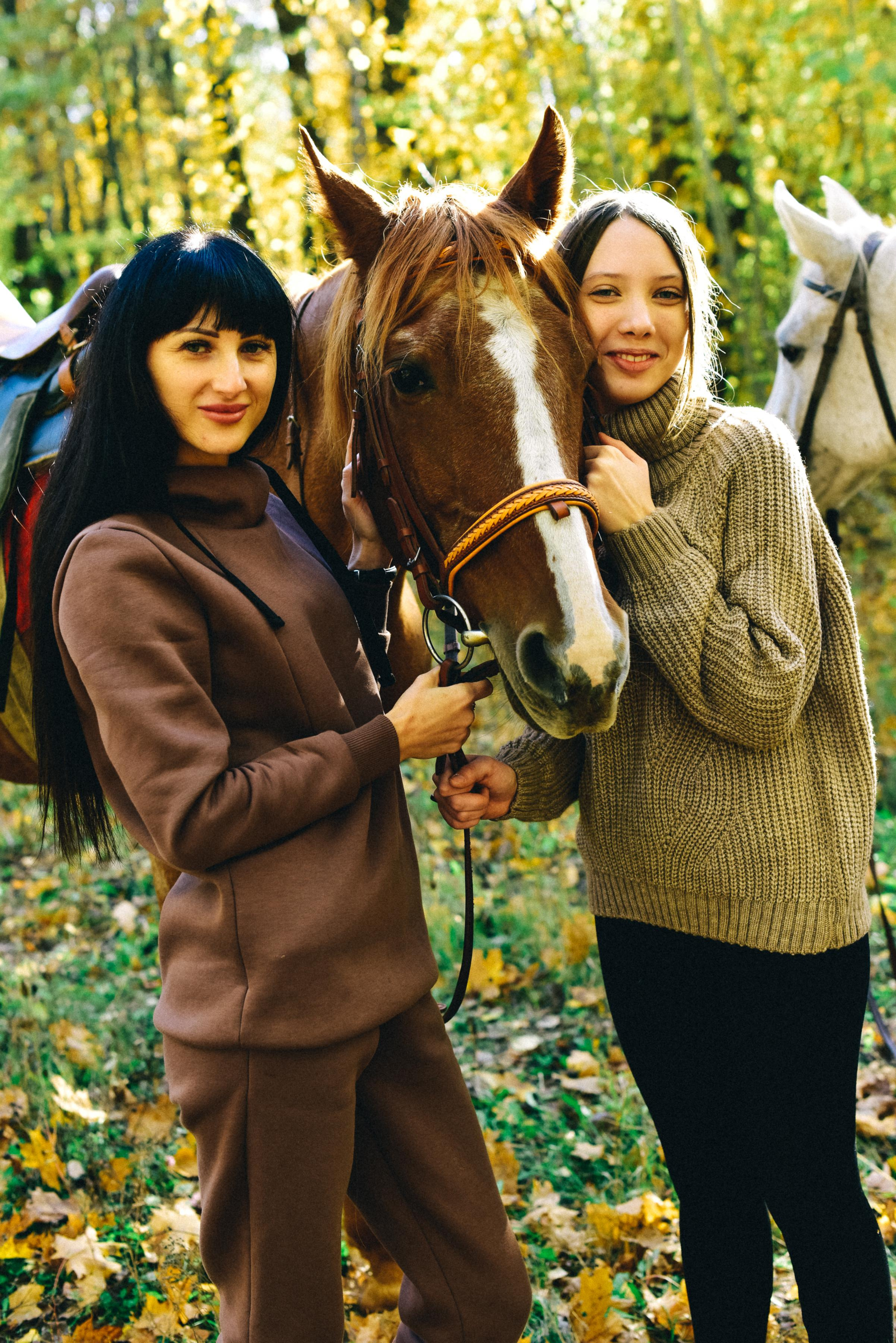 Семья Ирины на прогулке