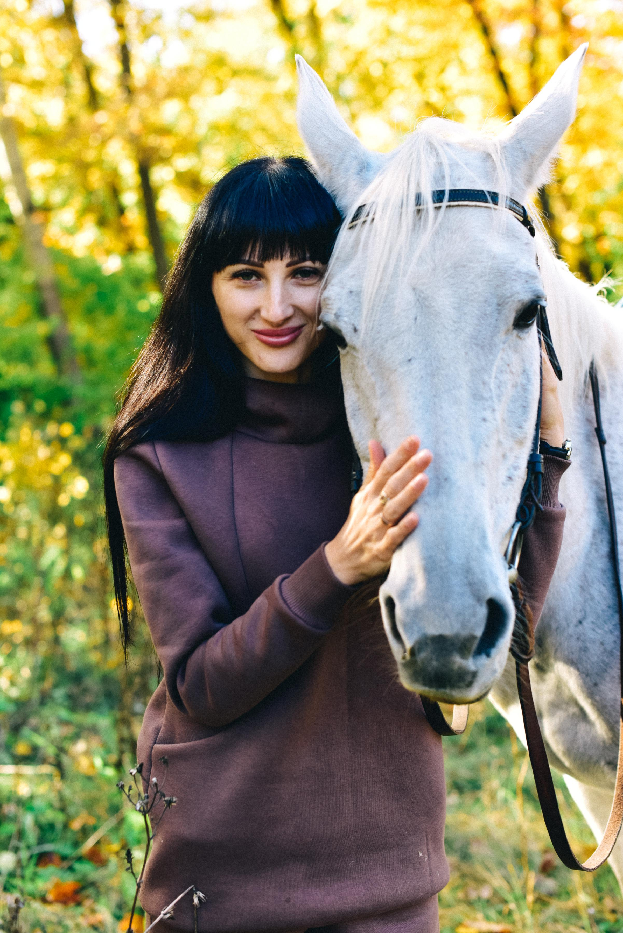 Семья Ирины на прогулке