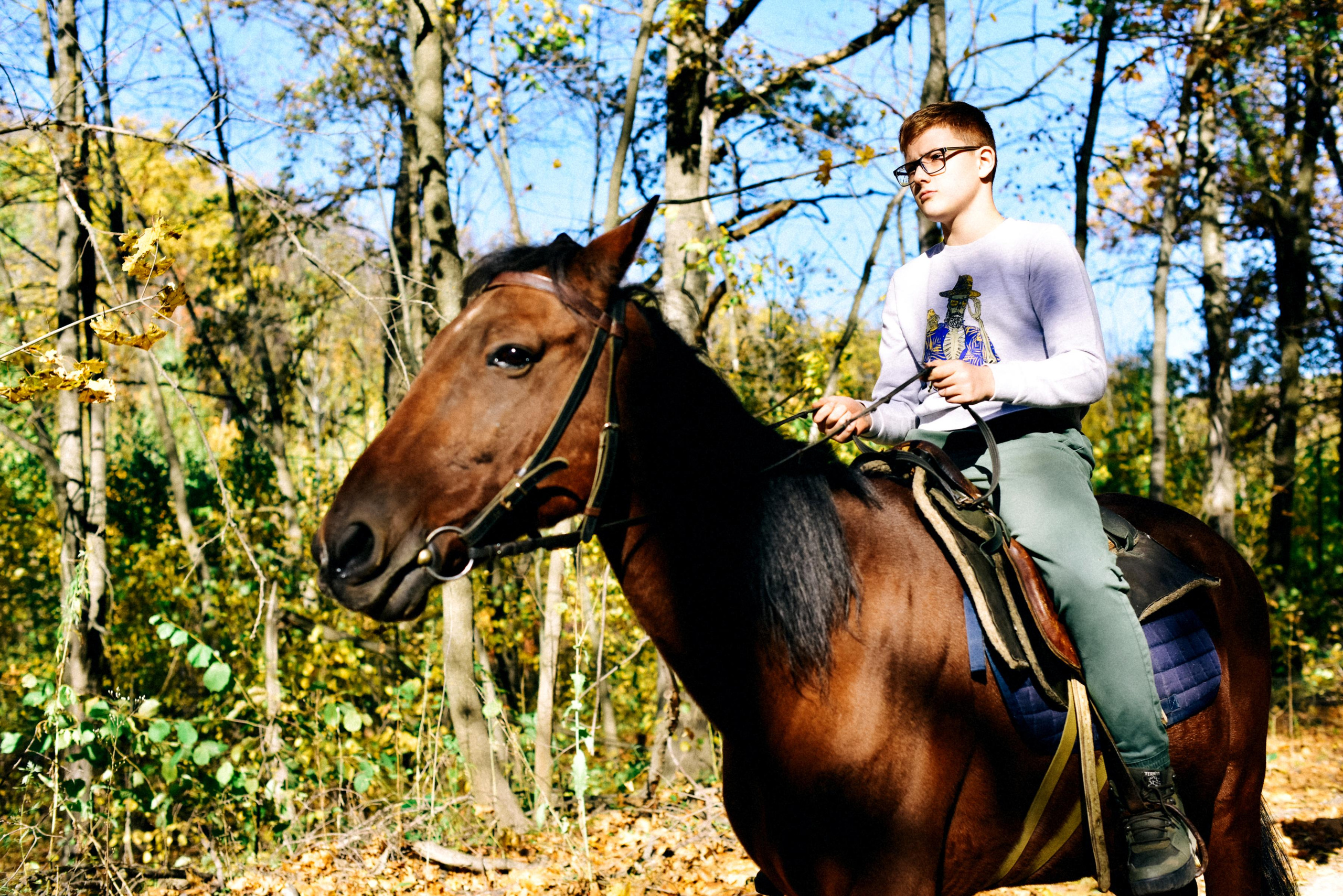Семья Ирины на прогулке