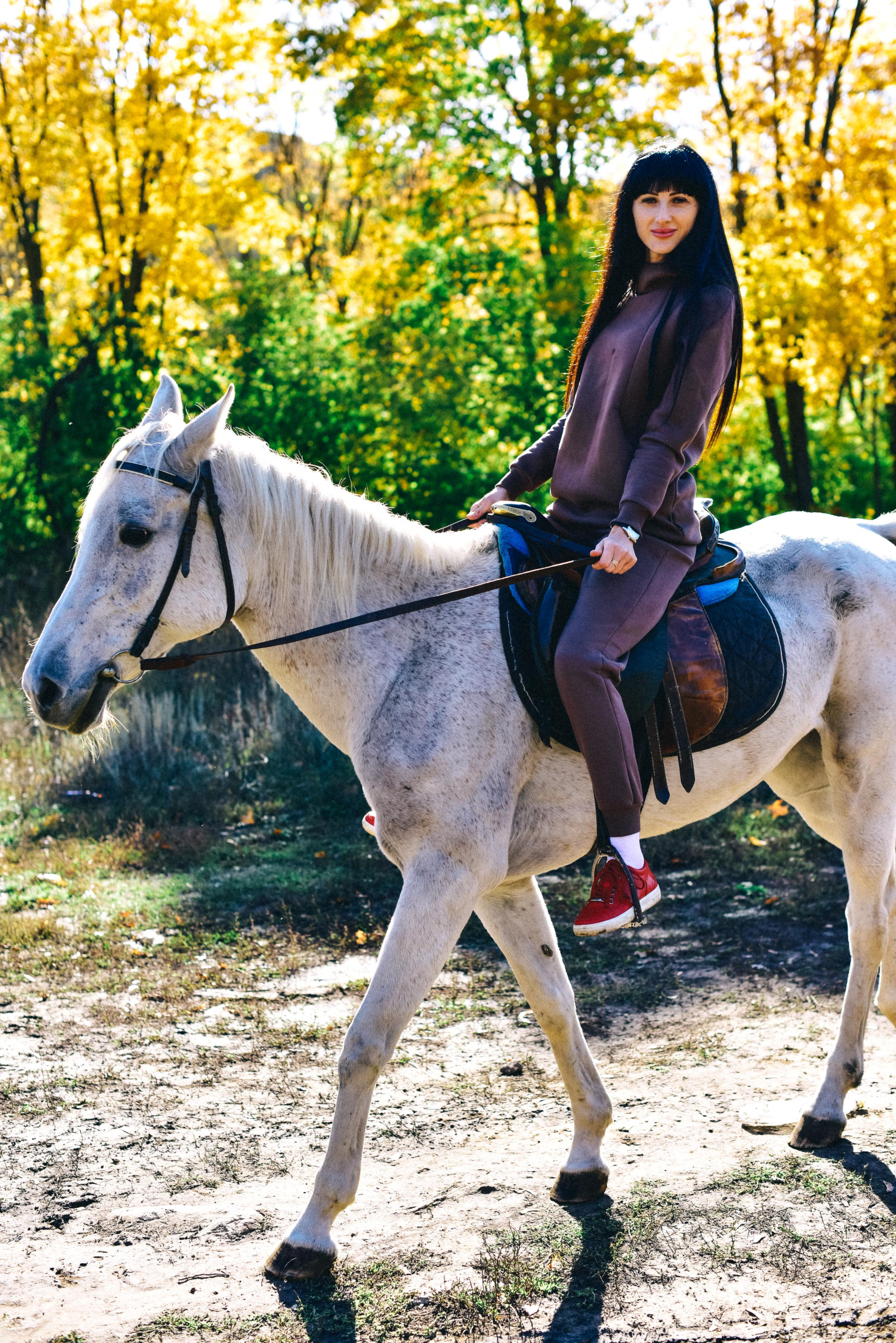 Семья Ирины на прогулке