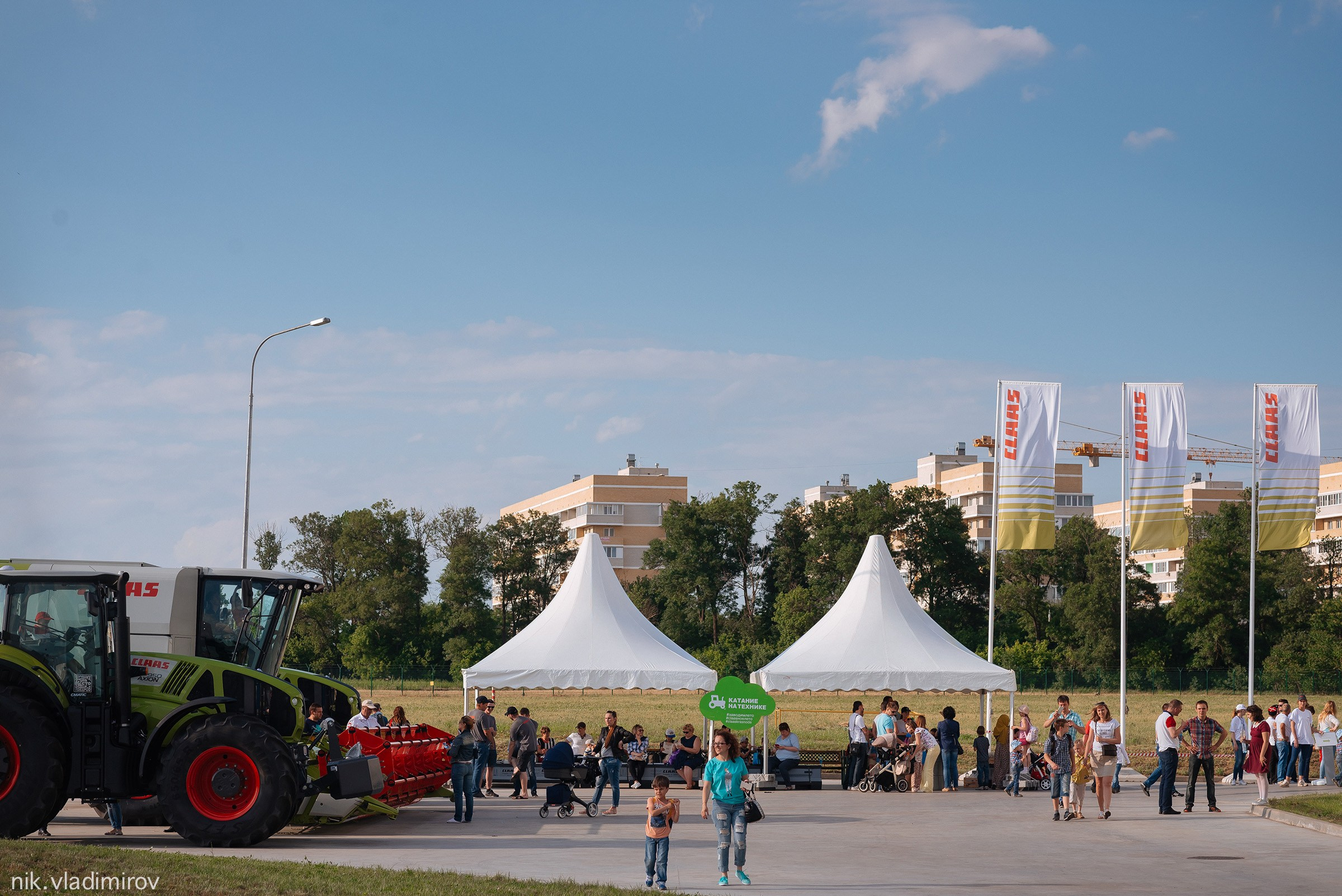 Семейный праздник на заводе «CLAAS». Фотограф Николай Владимиров