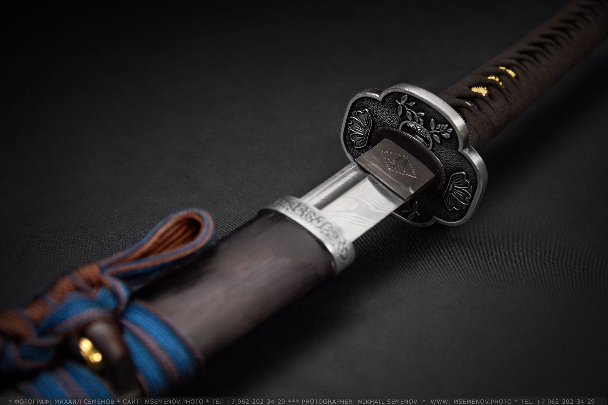 Предметная фотосъемка оружия, ножей, катаны Фотограф Михаил Семенов г. Ярославль