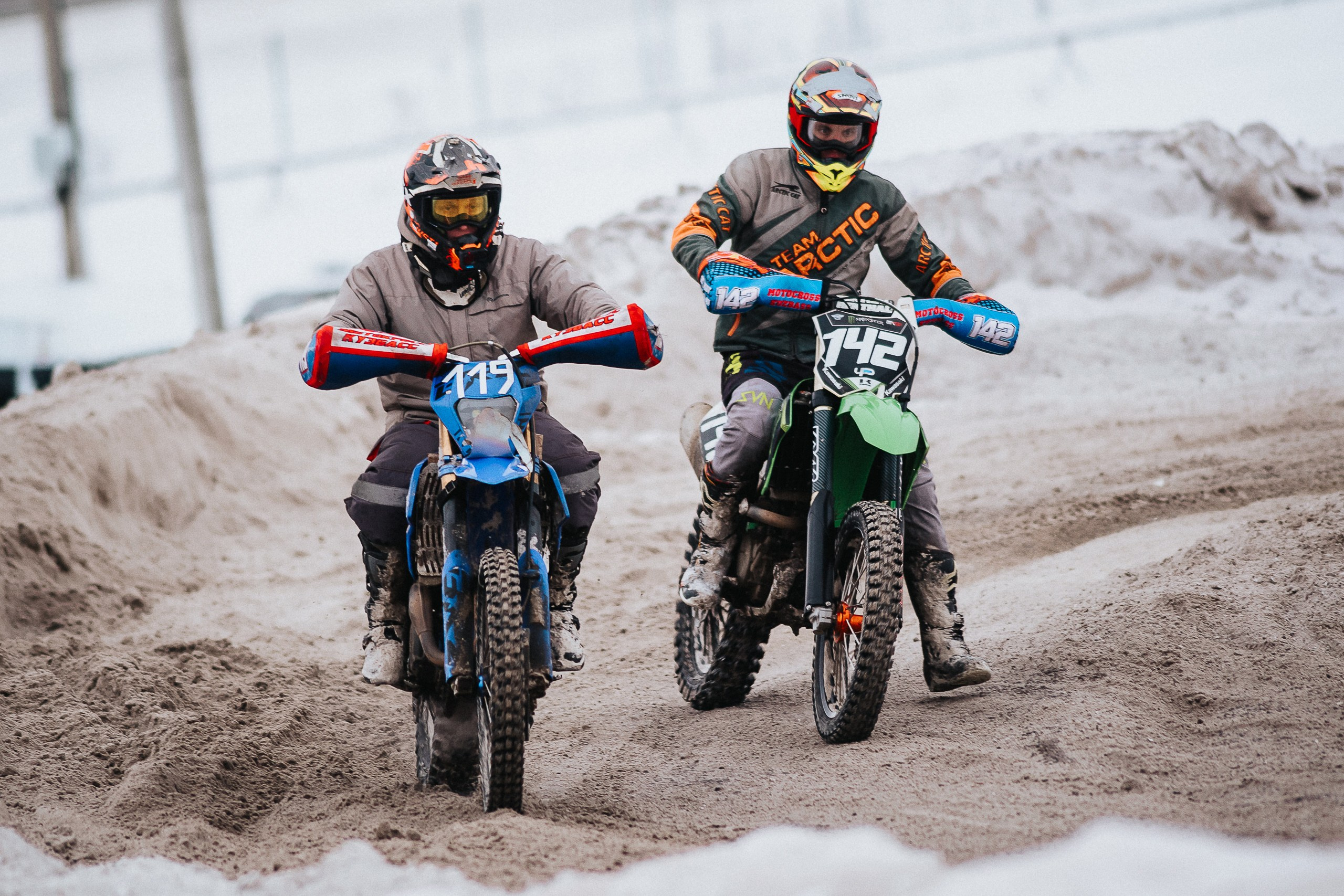 29.12.2024 — Праздничная тренировка на мотоциклетной трассе Люскус. Репортажный фотограф в Кемерово