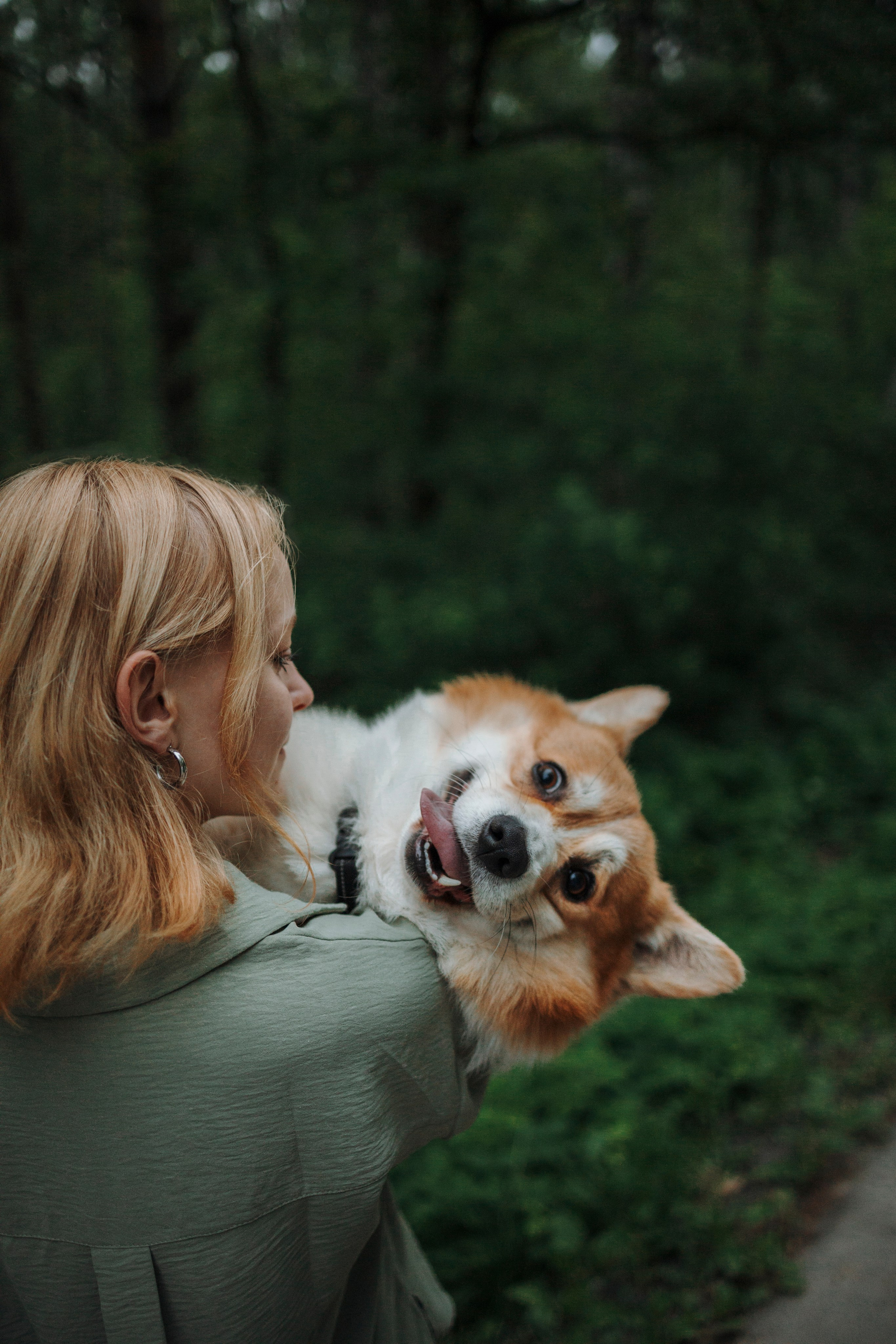 Даша и корги Рудик. Фотограф-анималист в Санкт-Петеребурге Титова Алиса