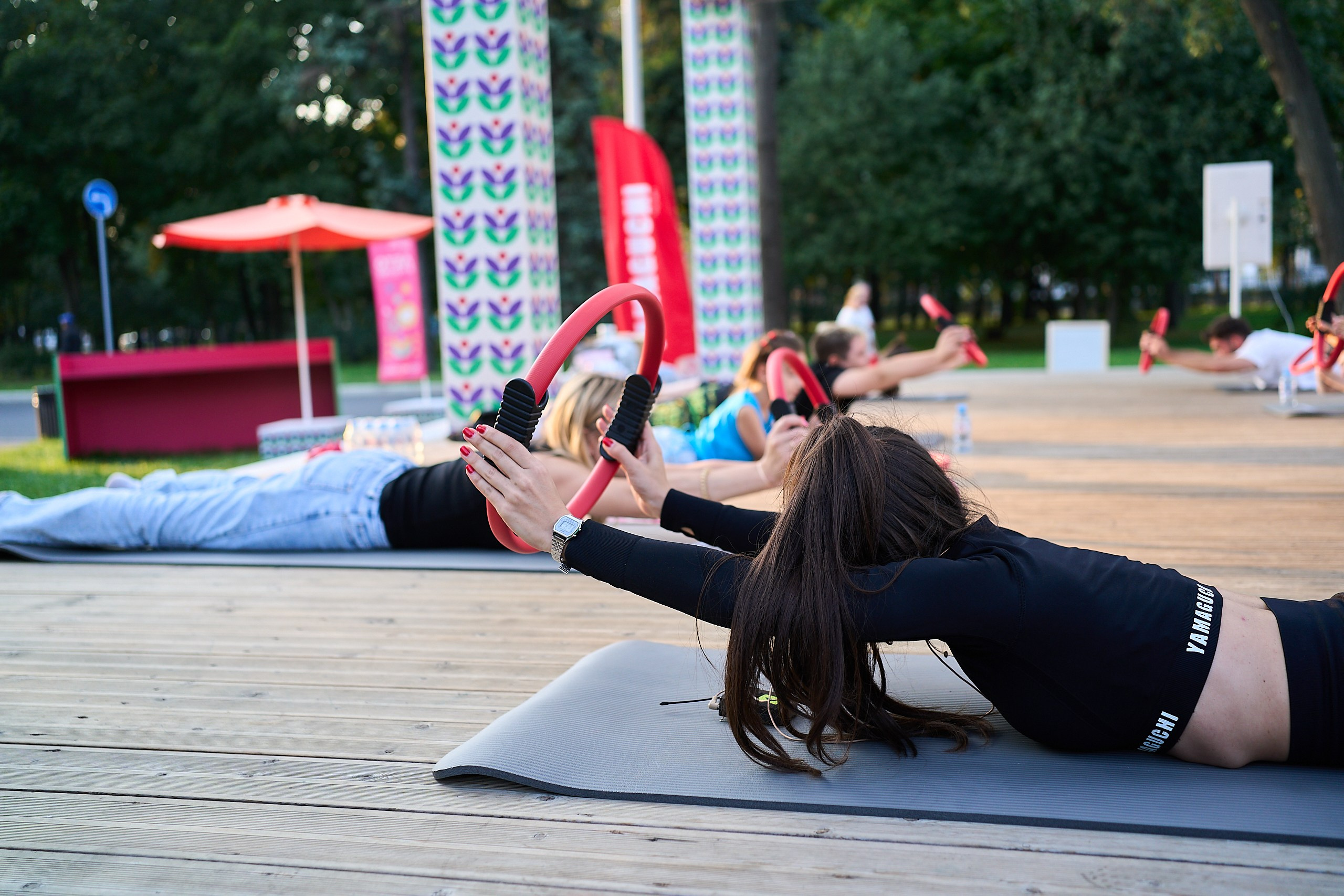 Yamaguchi / открытая тренировка «в стиле Пилатес». Фотограф и Видеограф в Москве. Олег Корушев