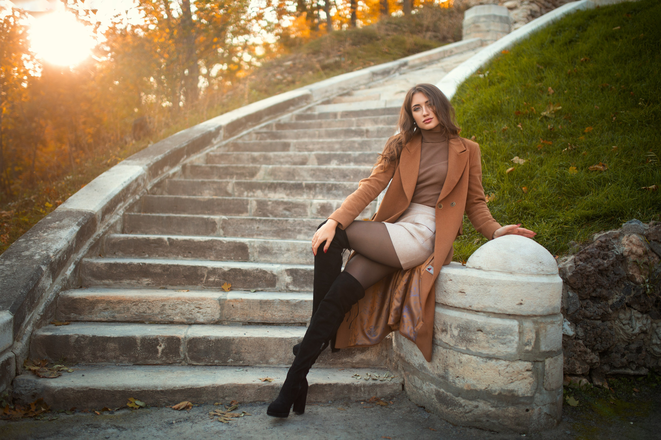 Осенняя съемка с Анастасией на природе в формате для «себя»