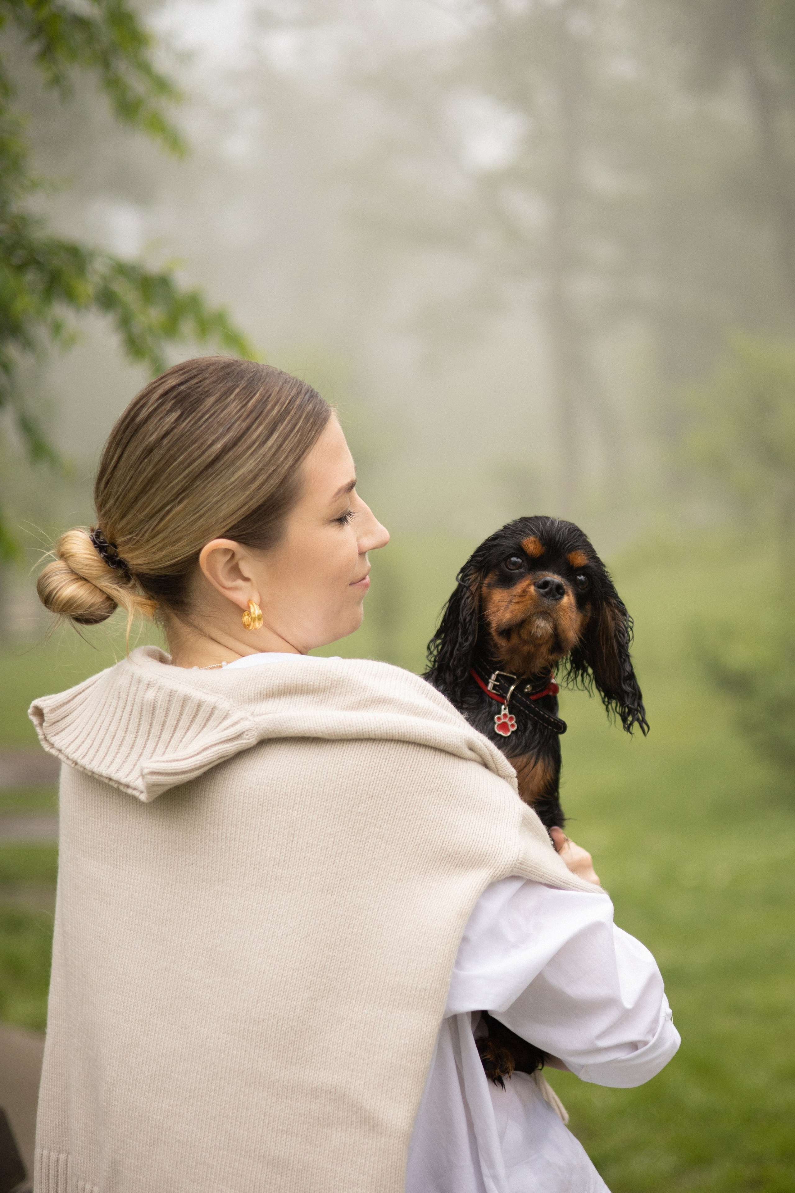 Алёна и Каспер. Фотограф — анималист Владивосток, Алина