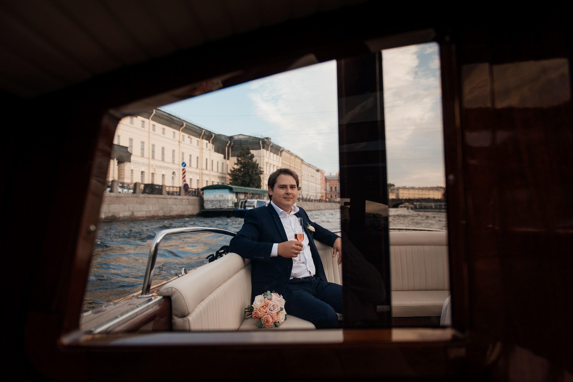 свадебная фотосессия на&nbsp;катере Venezia Nord