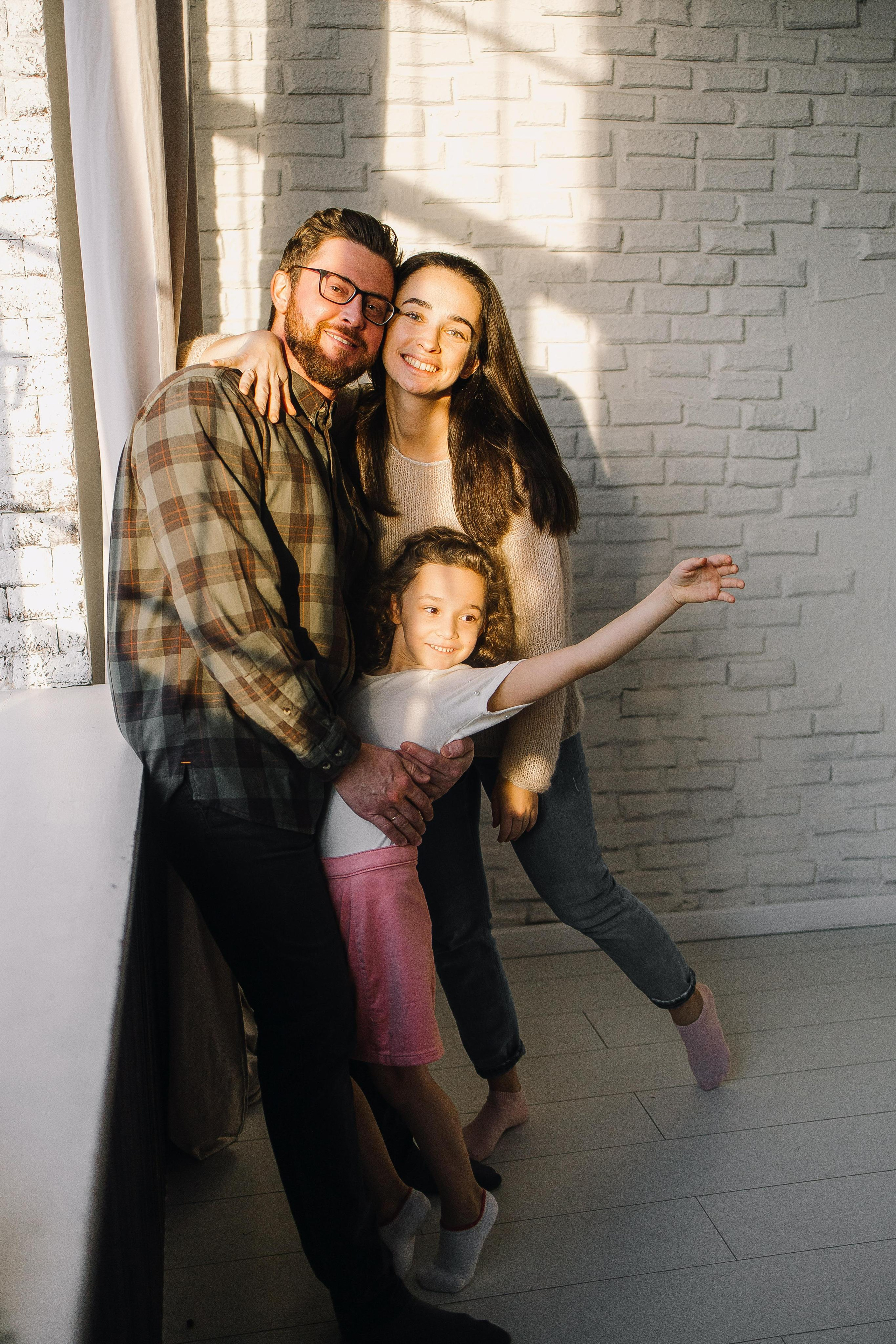 Варвара с Мамой и Папой. Фотограф в Красноярске Надежда Воскресенская