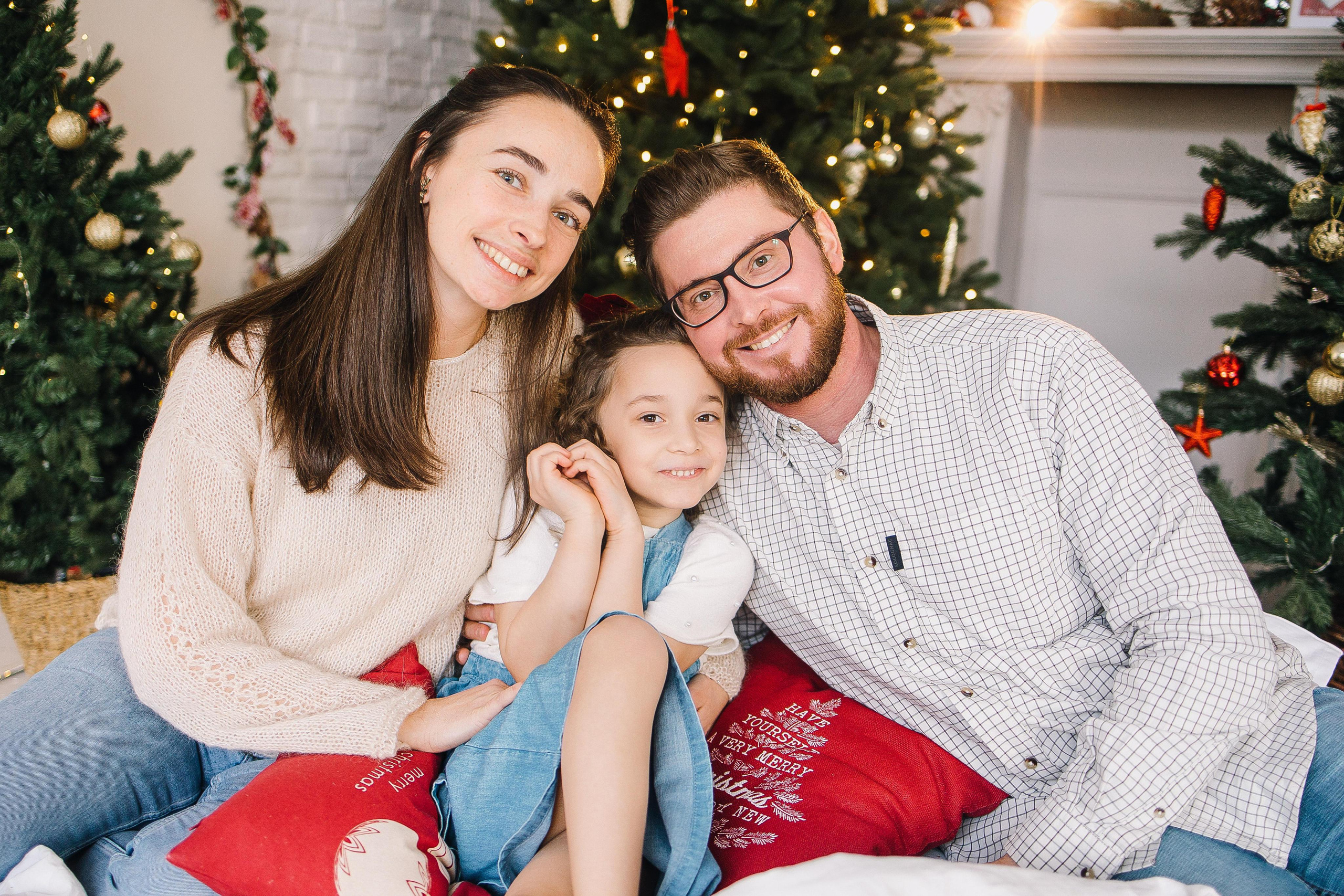 Варвара с Мамой и Папой. Фотограф в Красноярске Надежда Воскресенская