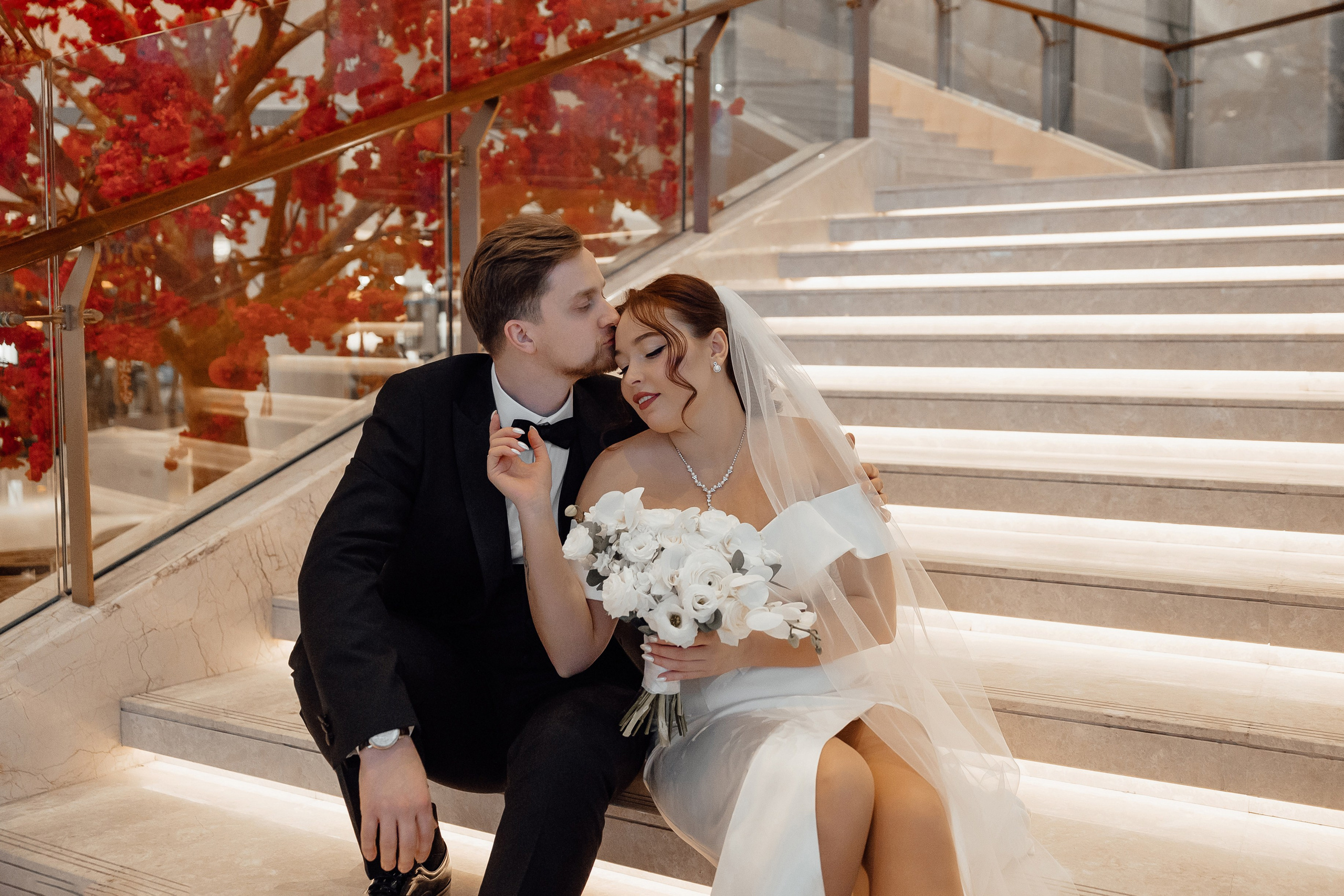 свадебная фотосессия в отеле Soluxe hotel Moscow