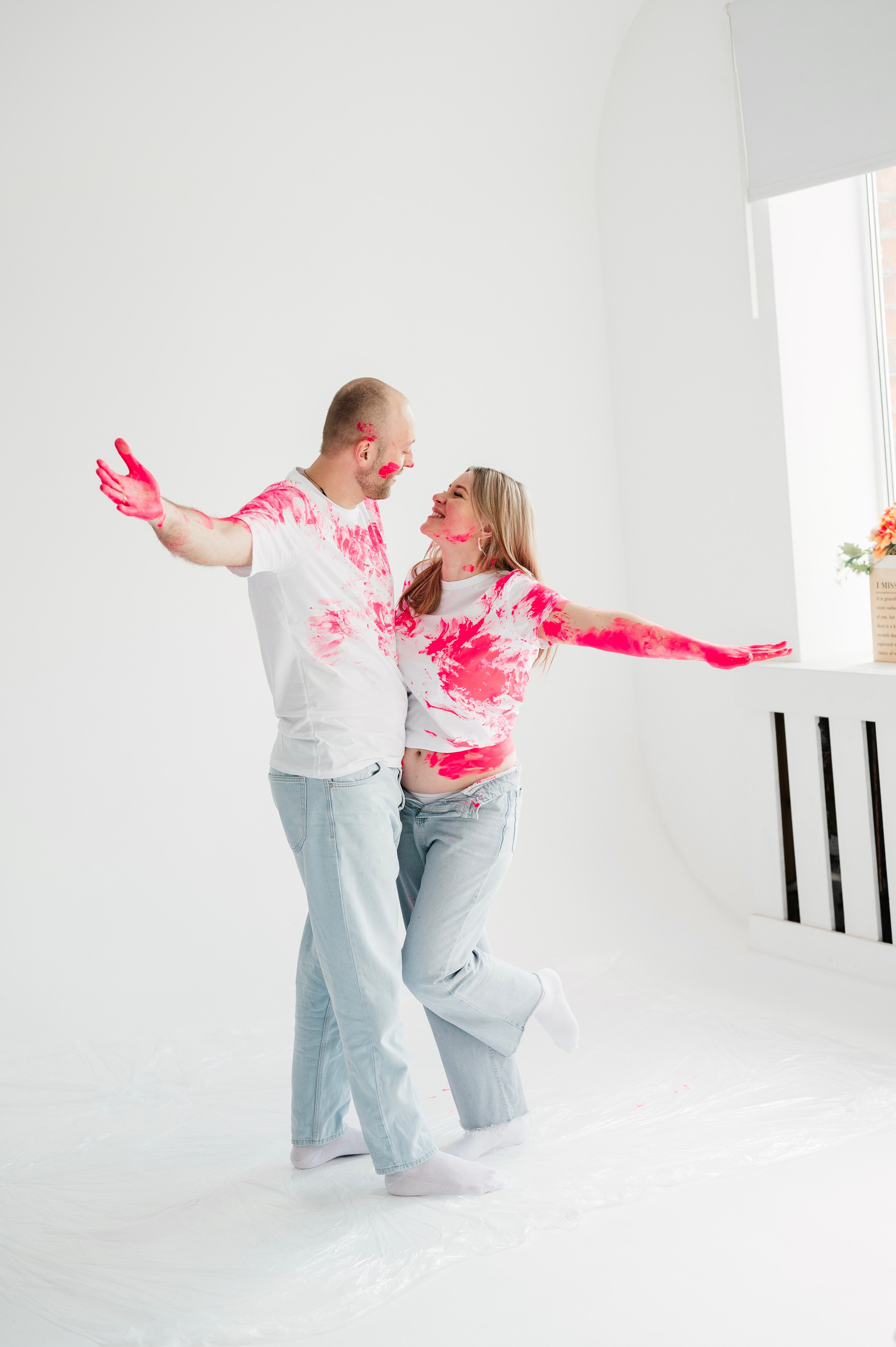 Гендер пати с красками. Свадебный и семейный фотограф в Краснодаре Алина Мельник