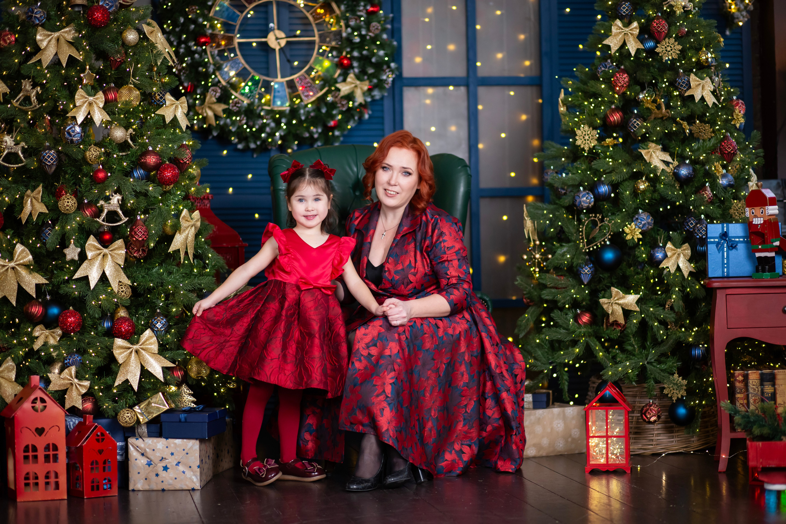 Семейная новогодняя фотосессия. Семейный и детский фотограф в Москве и МО — Александра