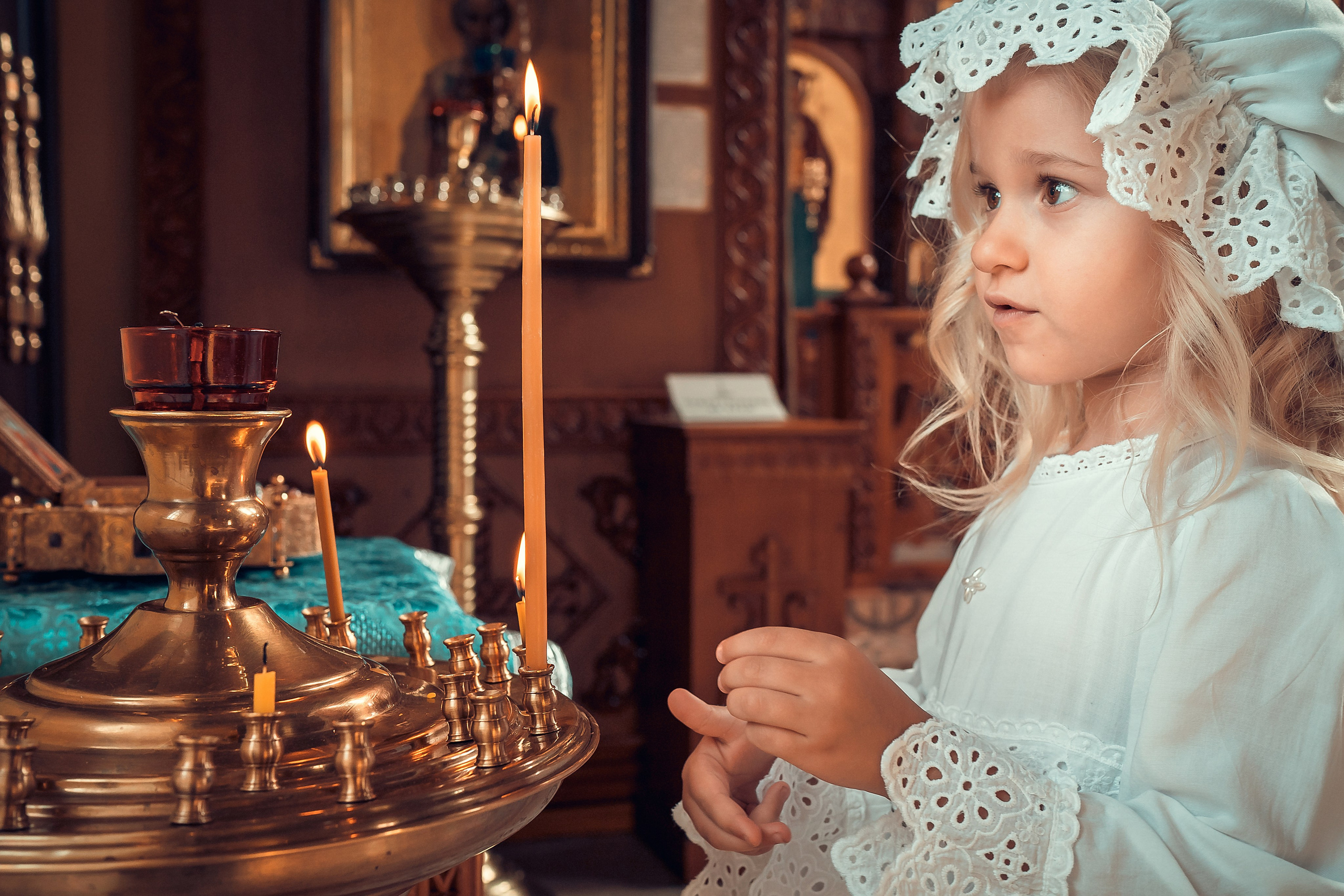 Крещение Даны. Фотограф на Крещение и Венчание в Красноярске Рамазанова Юлия