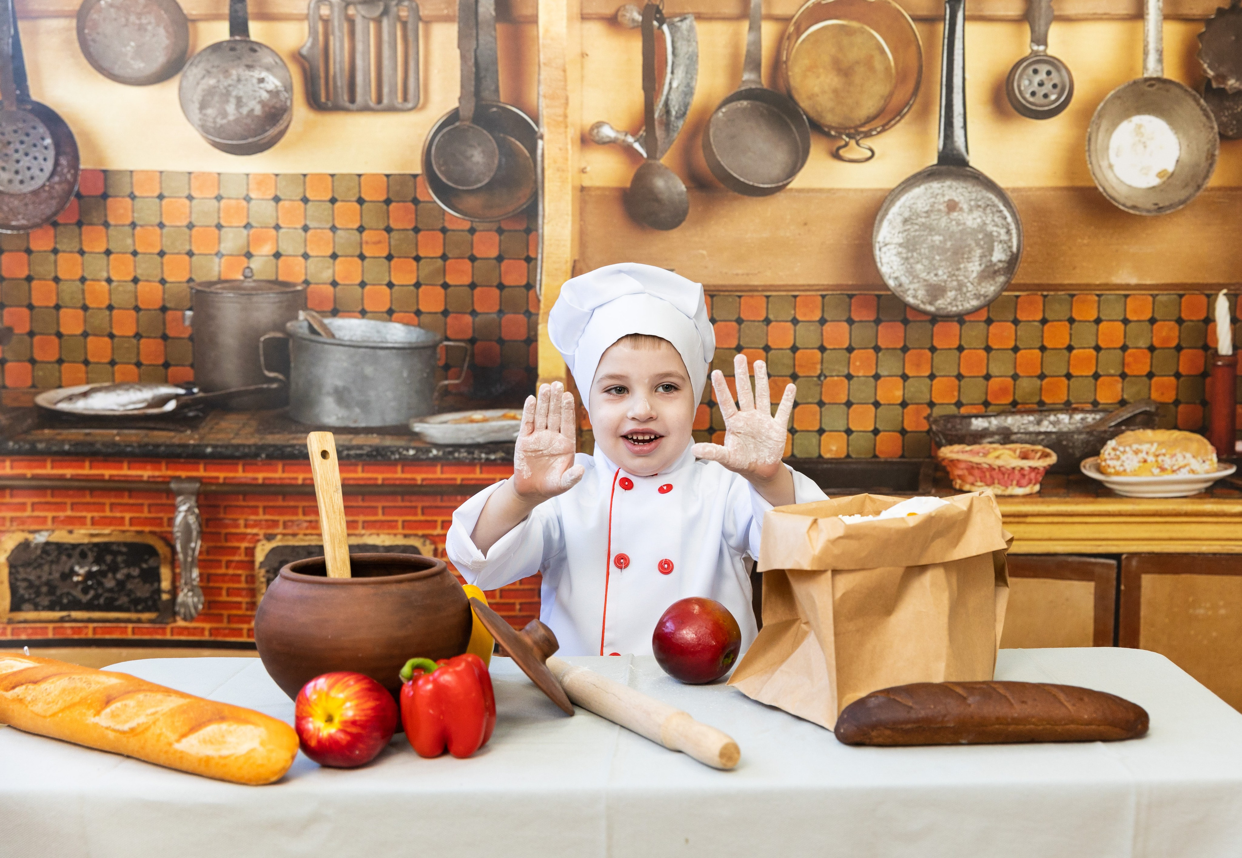 Тематическая «Поварята». Семейный, детский, школьный фотограф в Благовещенске Яна Белоусова