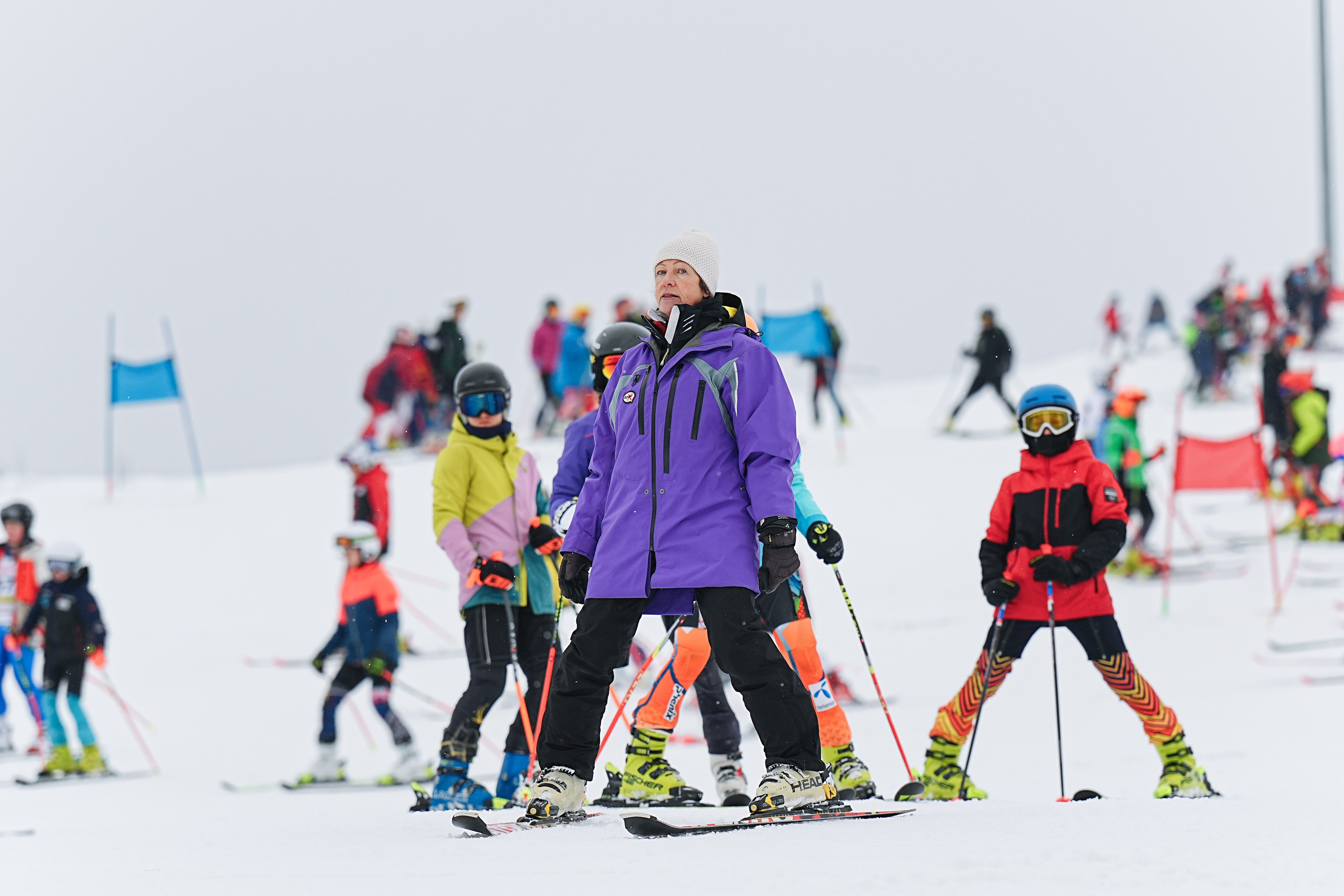 Горные лыжи. Первенство Центрального Федерального Округа. GS U14 Шуколово. Фотограф Студитский Евгений