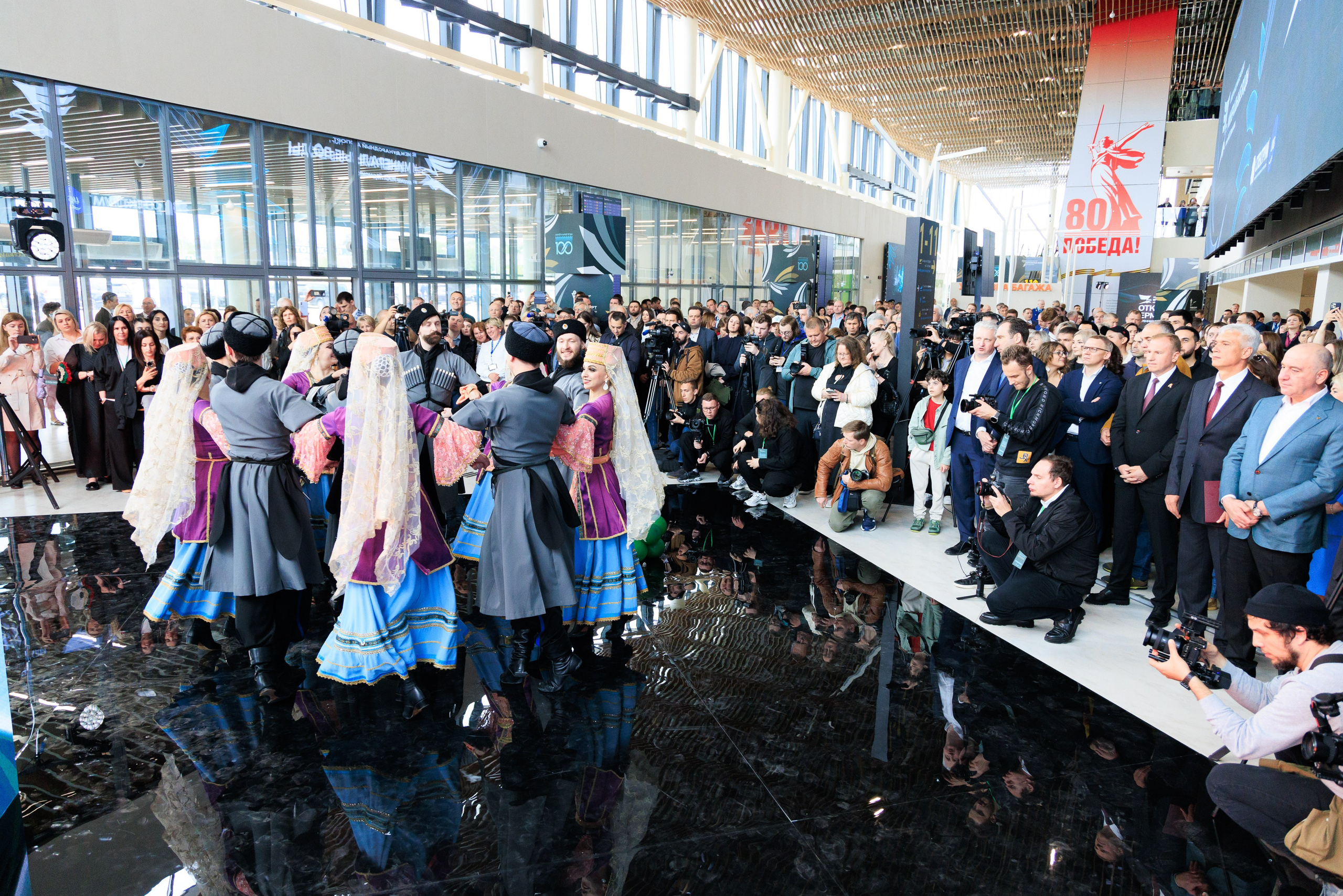 Открытие нового терминала Международного аэропорта Минеральные воды им. М. Ю. Лермонтова!. Репортажный и свадебный фотограф Пятигорск и КМВ