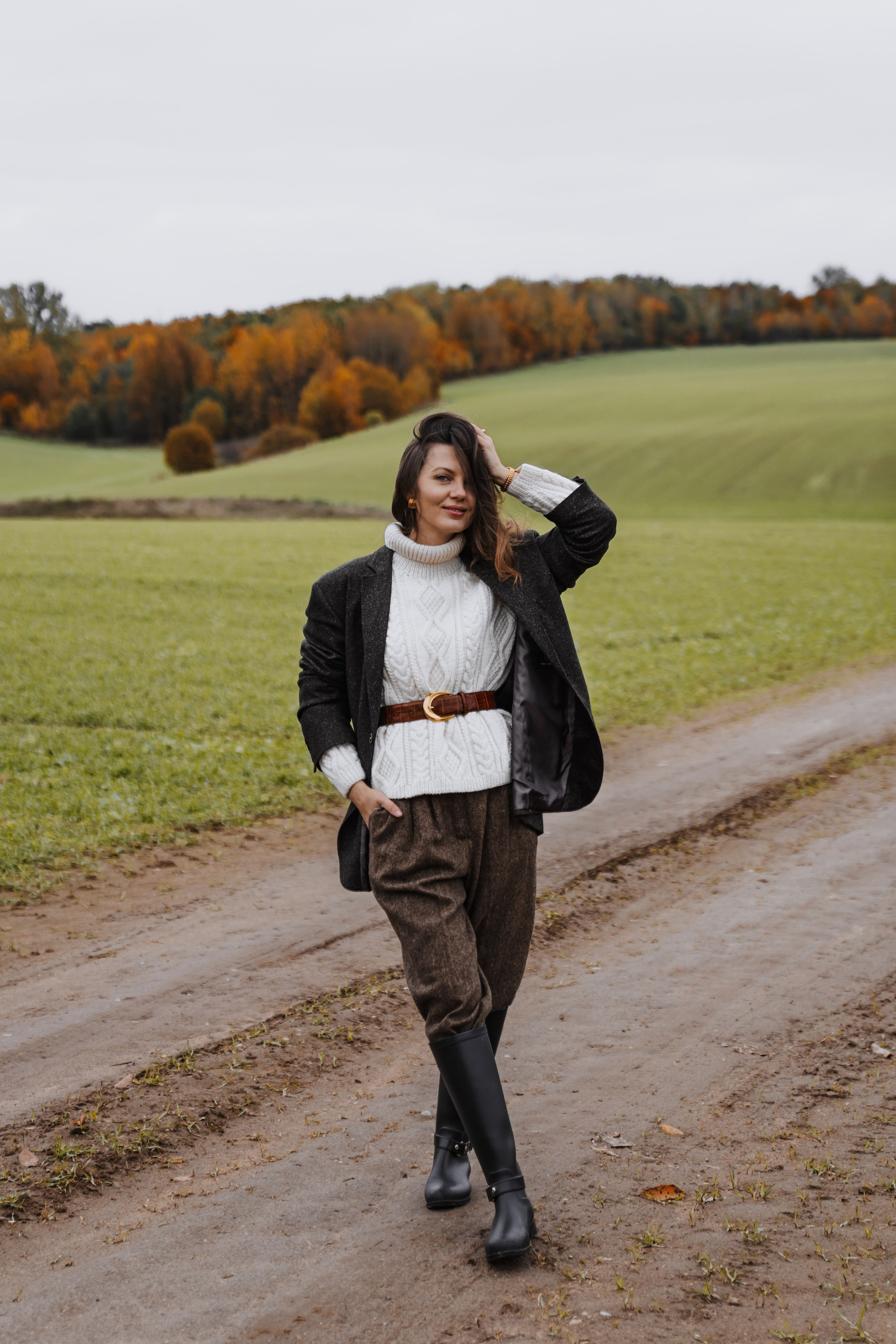 Юля. Осень, в британском стиле, Минск. Olga Modjaro