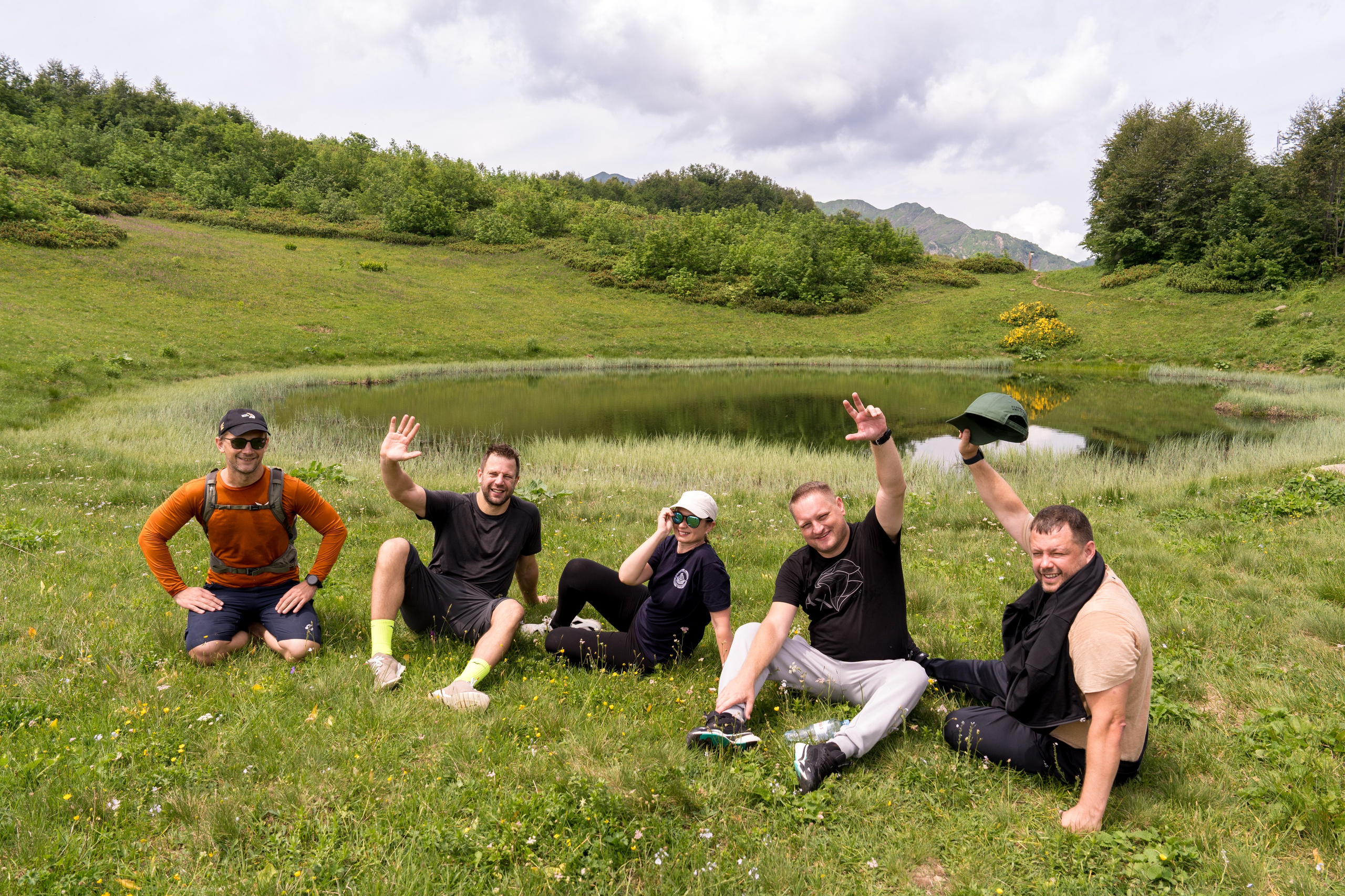 MICE мероприятие для компании «Доставка морем»: хайкинг к Ачипсинским водопадам. Репортажный фотограф в Красной Поляне и Сочи Павлюченко Екатерина