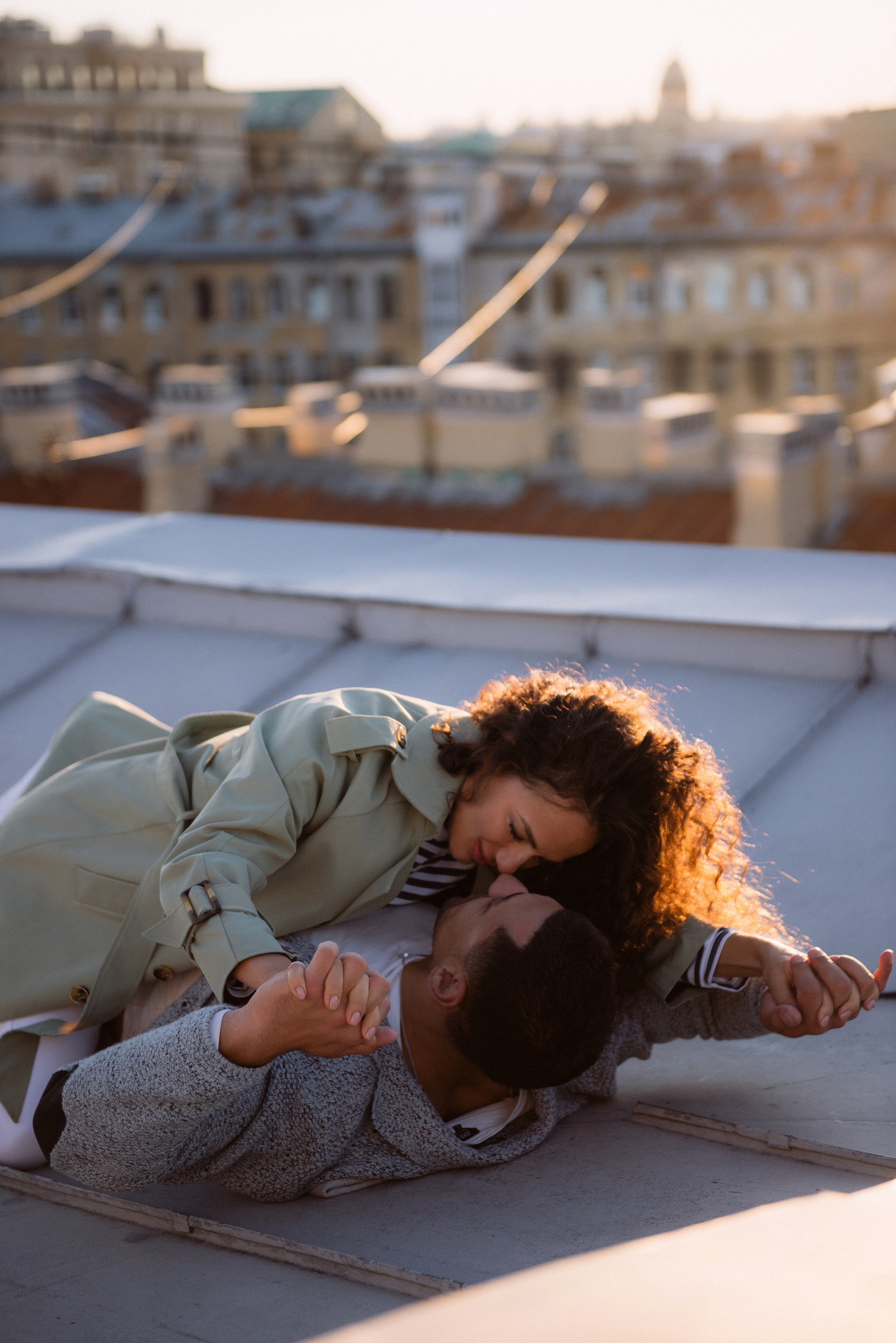 Love story на крышах Питера. Фотограф в Москве Алёна Степутенко