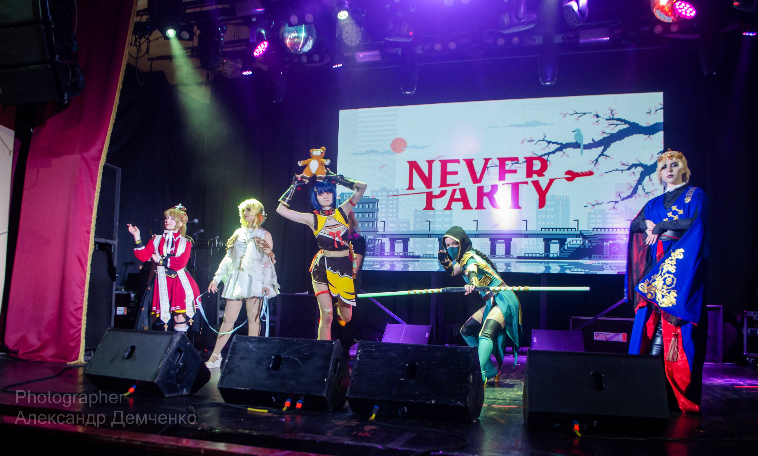 Фотосессия на фестивале косплея Never Party 3.0 в Москва