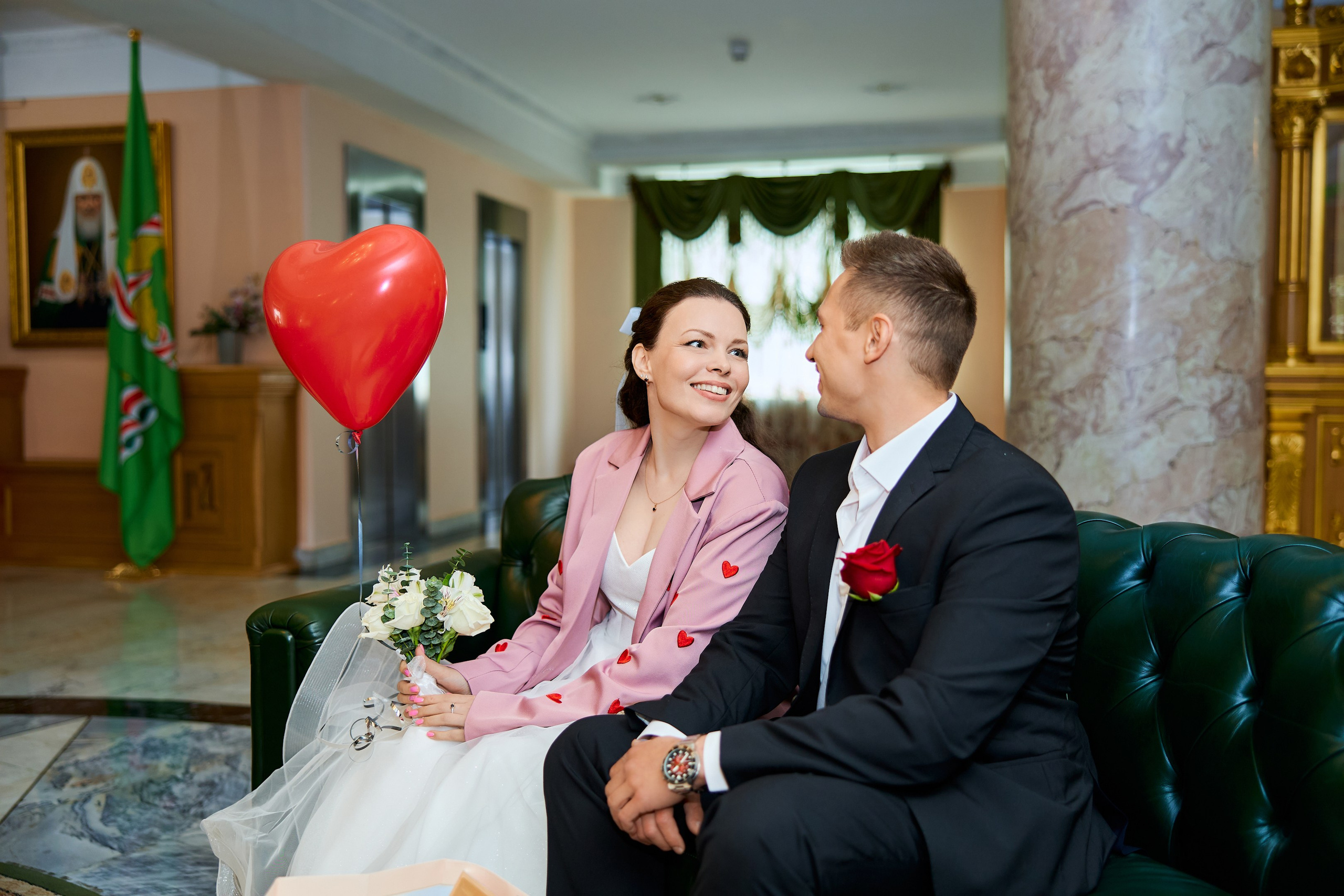 Свадебная фотосъёмка в гостинице Даниловская. Свадебный фотограф Сергей Колбинский