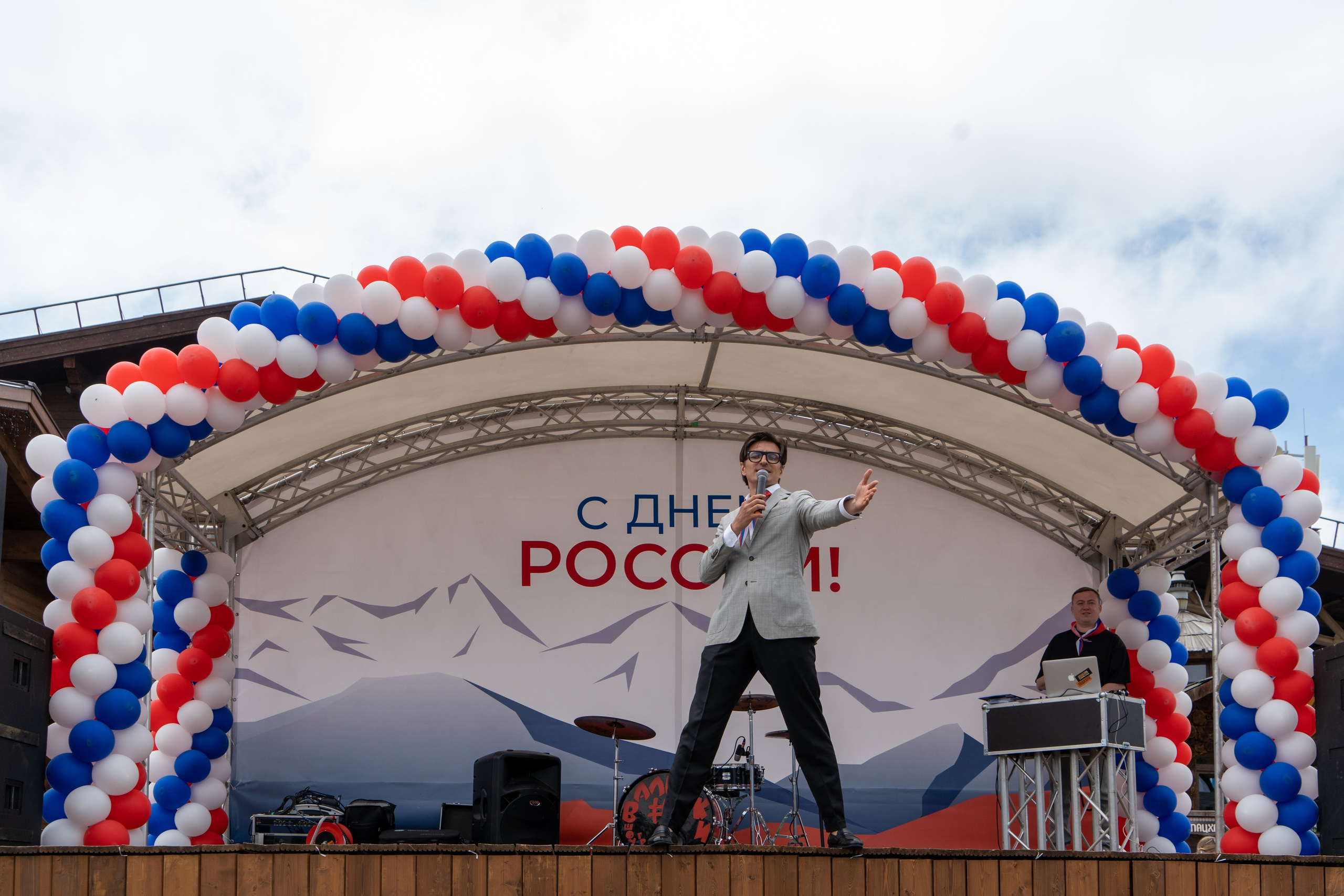 День России на курорте Газпром 2023. Репортажный фотограф в Красной Поляне и Сочи Павлюченко Екатерина