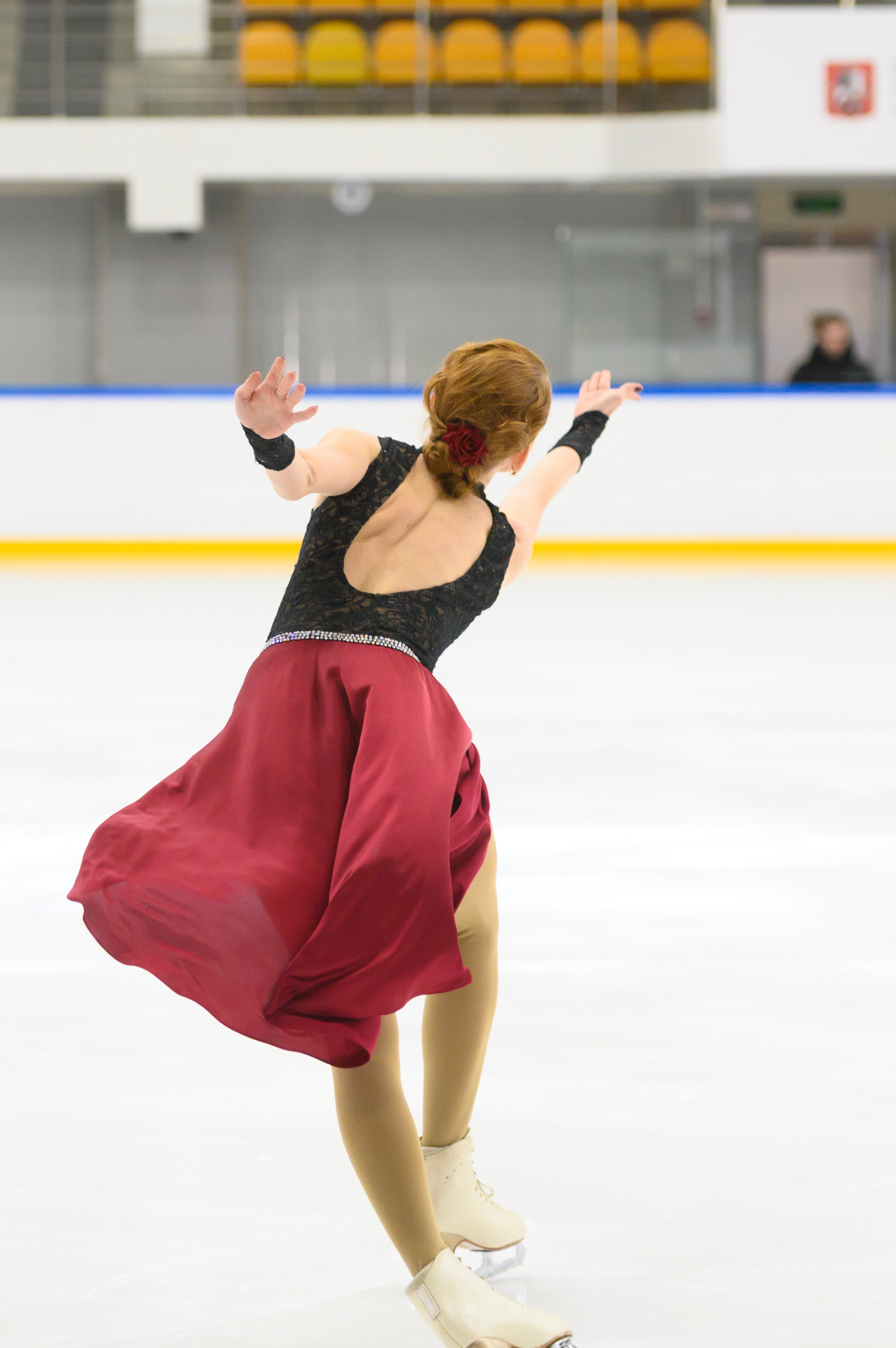 Любительский чемпионат Москвы по фигурному катанию. Портретный фотограф в Москве Полина Старцева