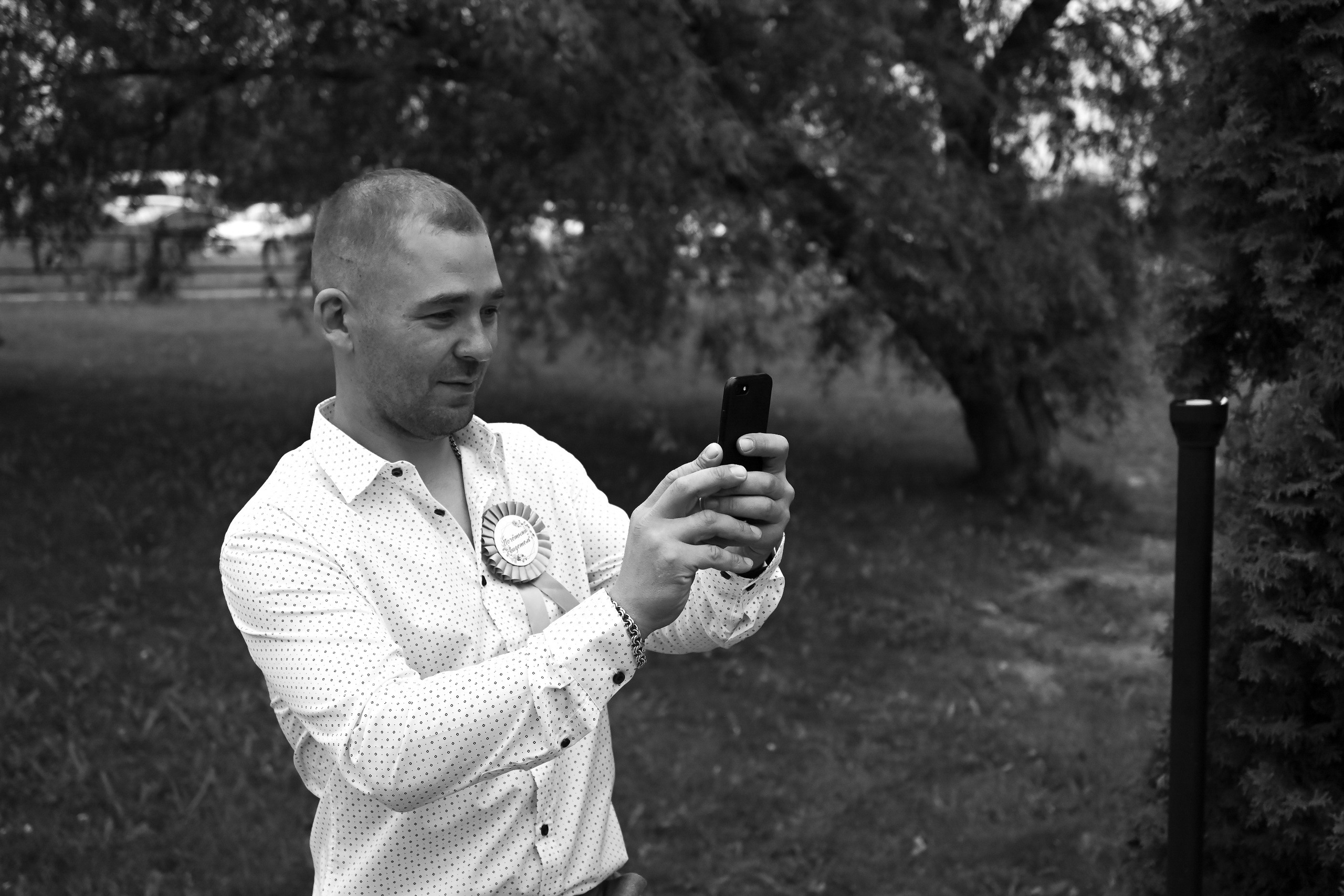 Black and white film. <3