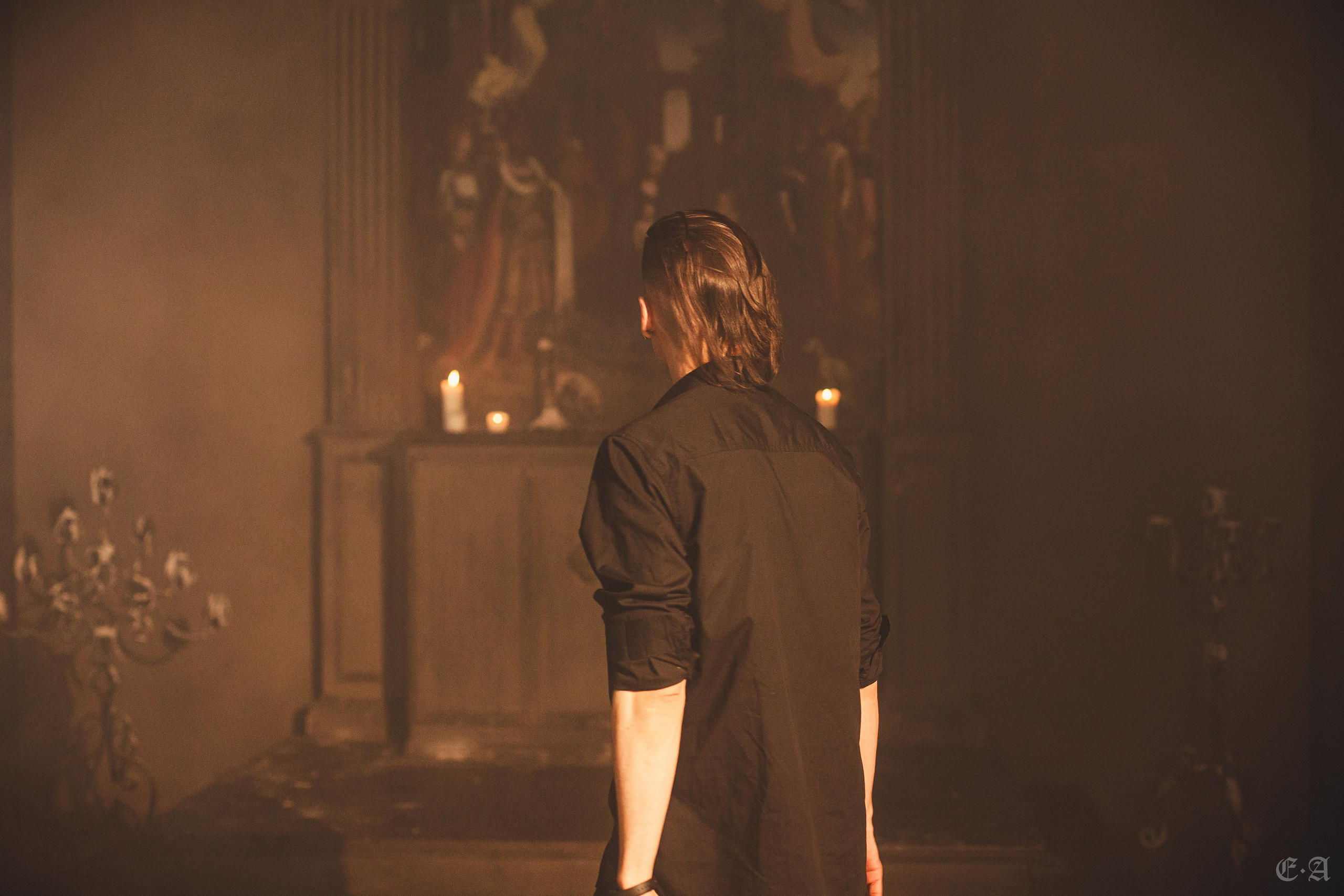 Съемки клипа «Клок тумана». Фотограф Ellairen