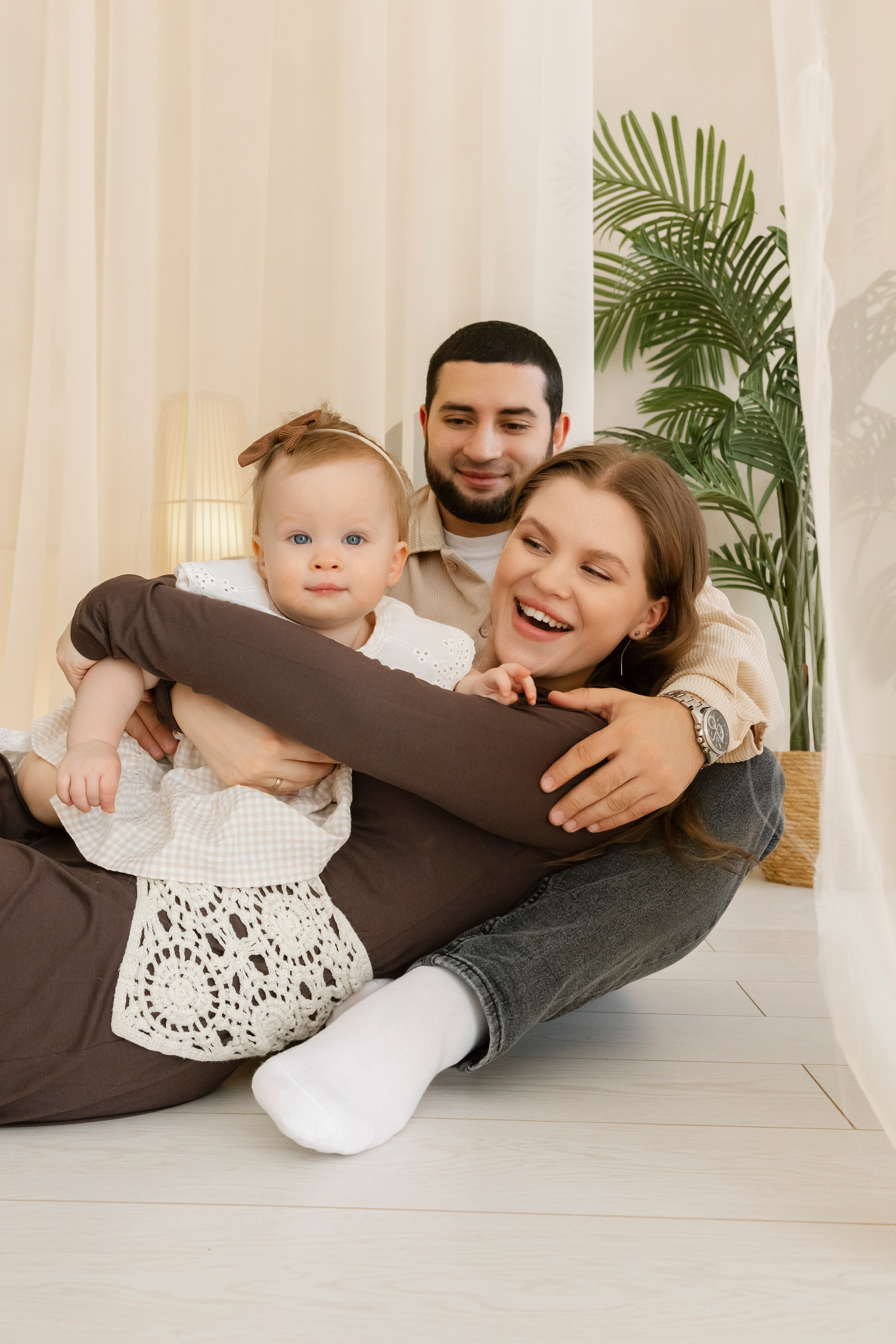 Алина с семьёй. Фотограф Лесозаводск/Хабаровск