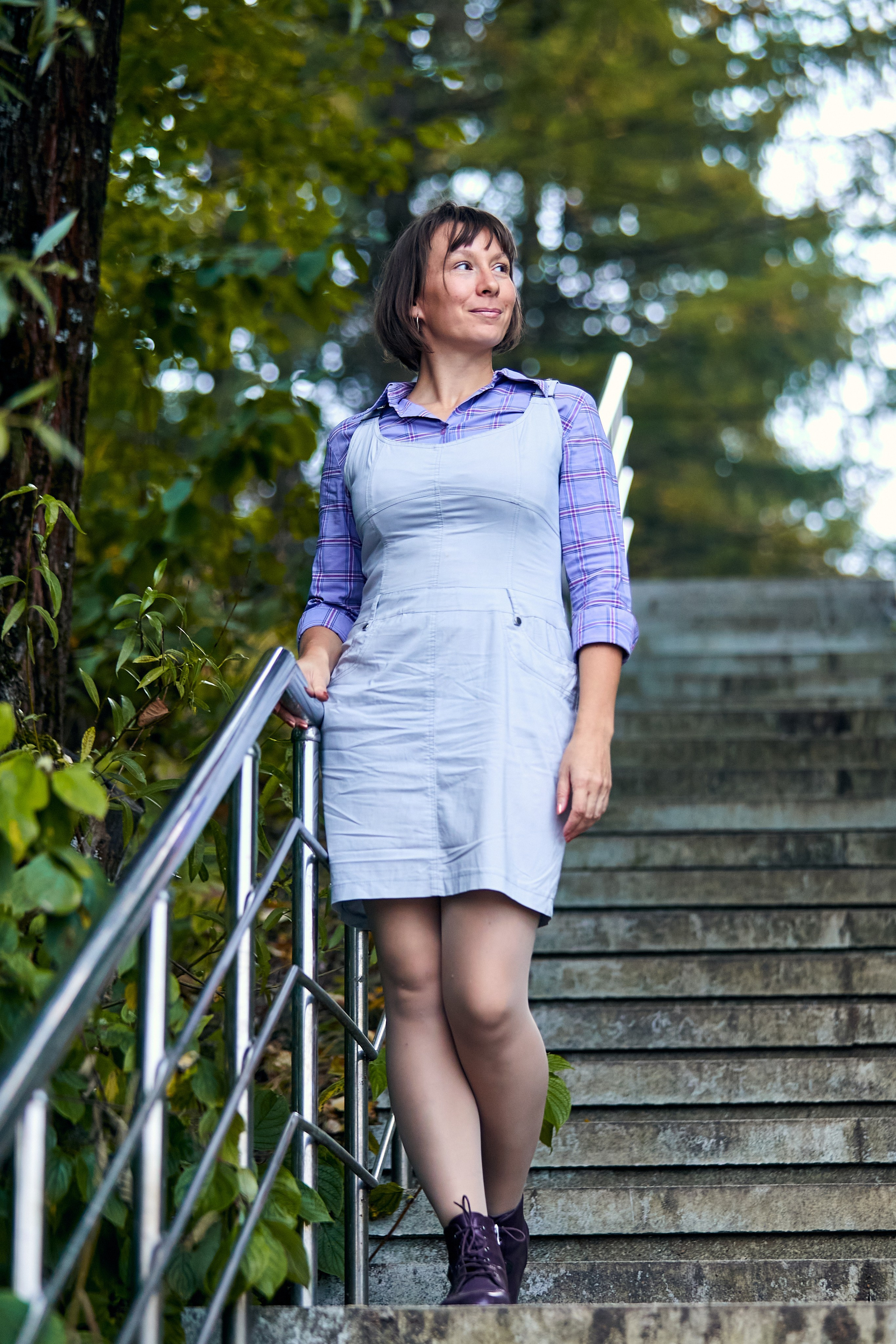 Портретная съемка в дендропарке. Фотограф Михаил Коган — Москва 89267284460