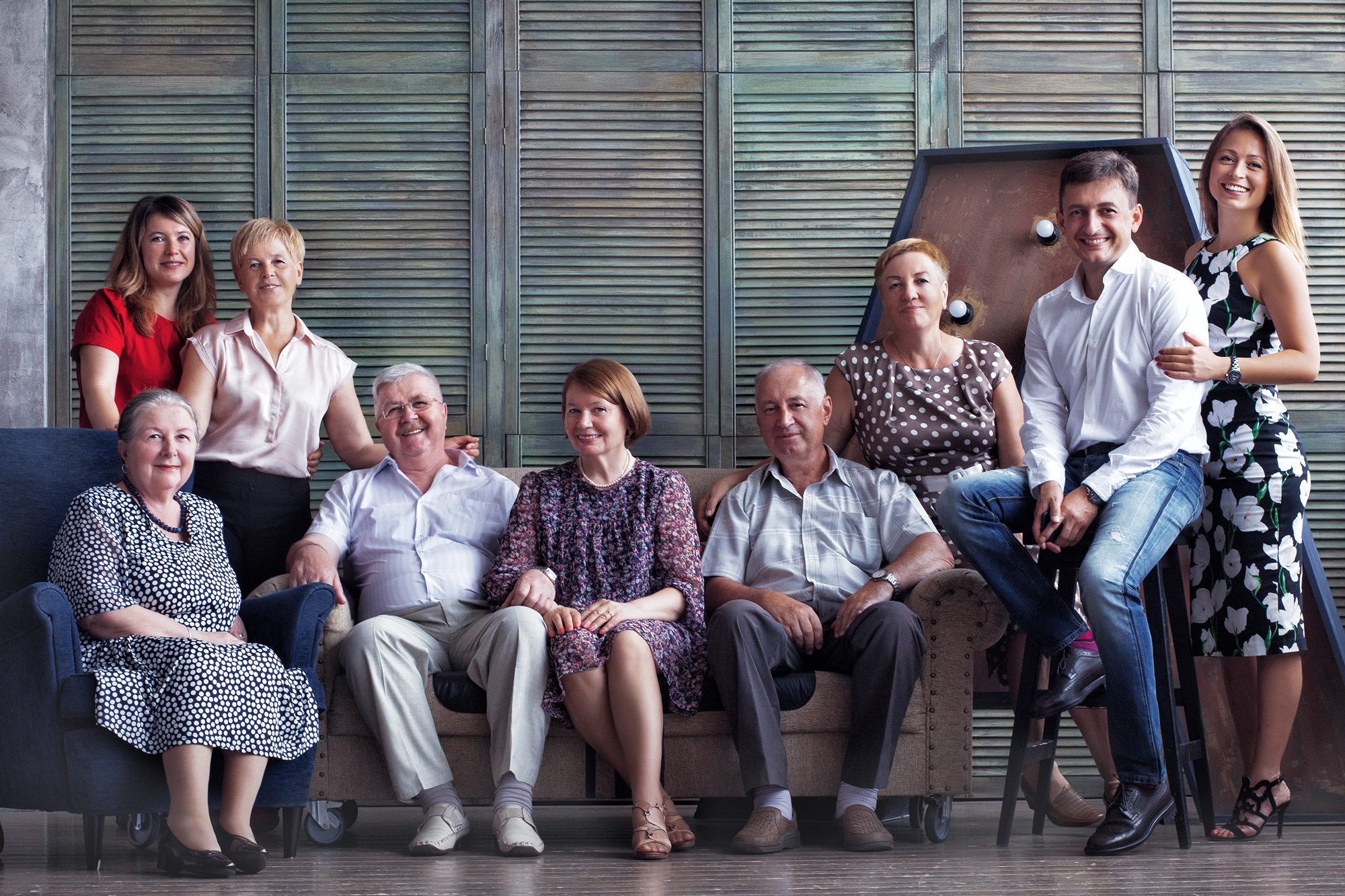 Фотосессия большой семьи. Фотограф в Перми Ирина Барская