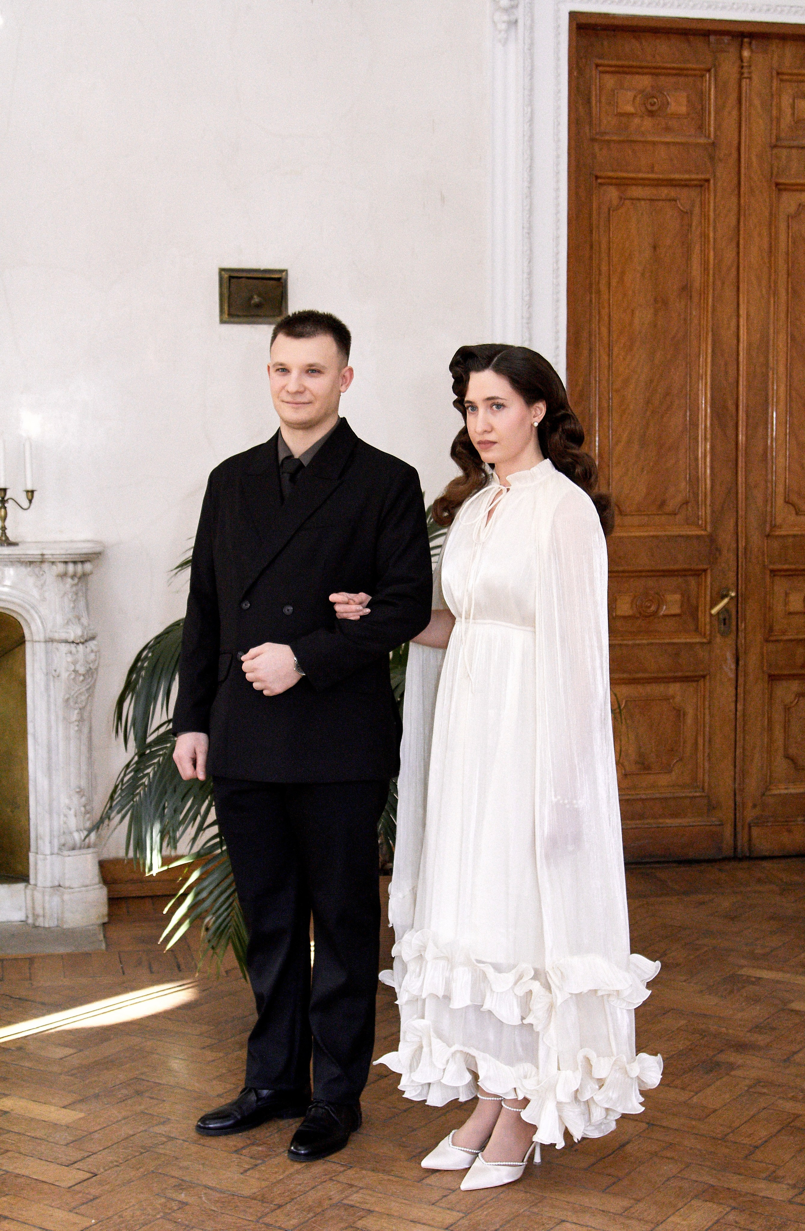 Торжественное бракосочетание в библиотеке им. Пушкина. Свадебный фотограф в Москве Приятелева Ангелина