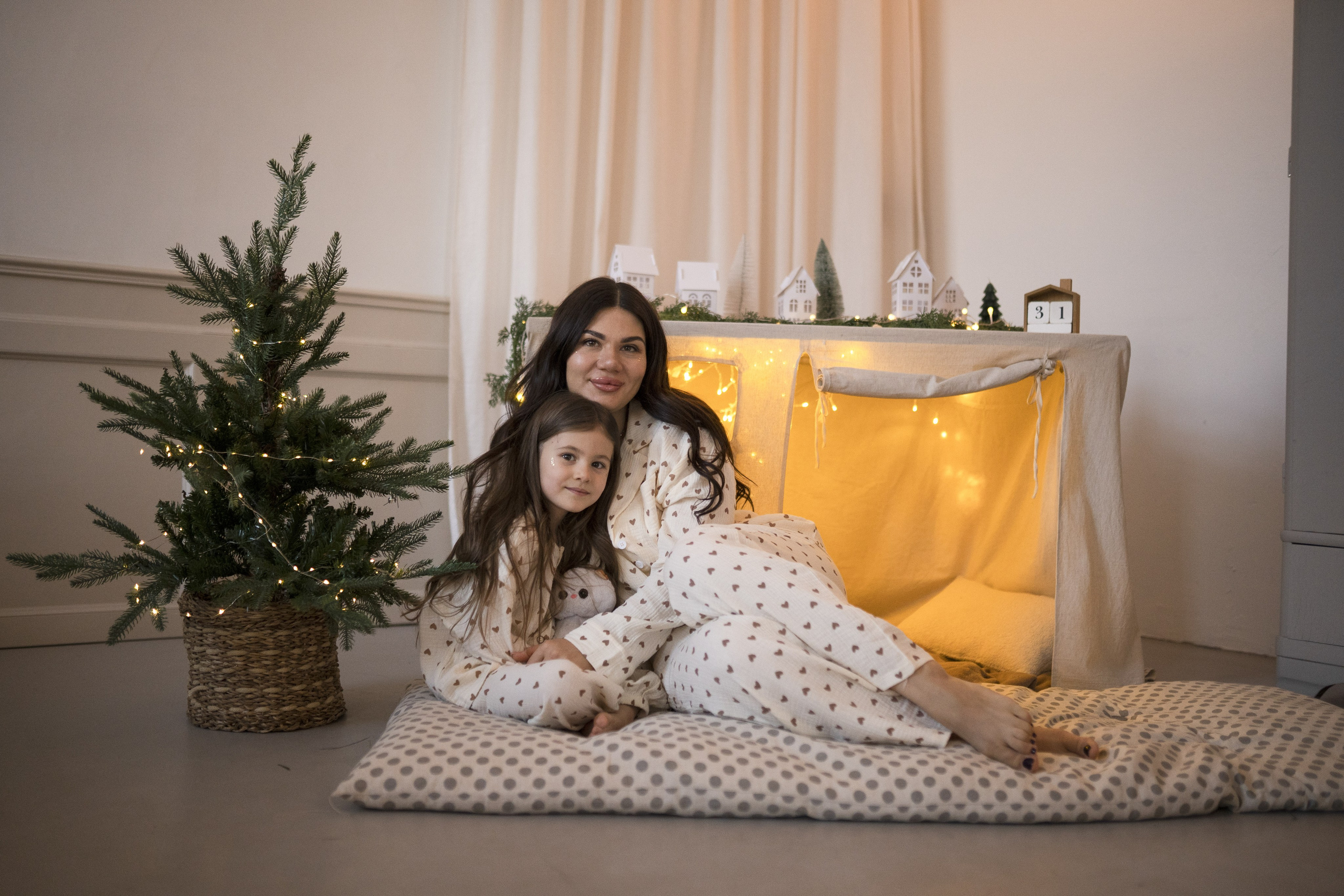 Новогодняя фотосессия в студии г. Владимир. Семейный фотограф в Суздале Елена Кузнецова