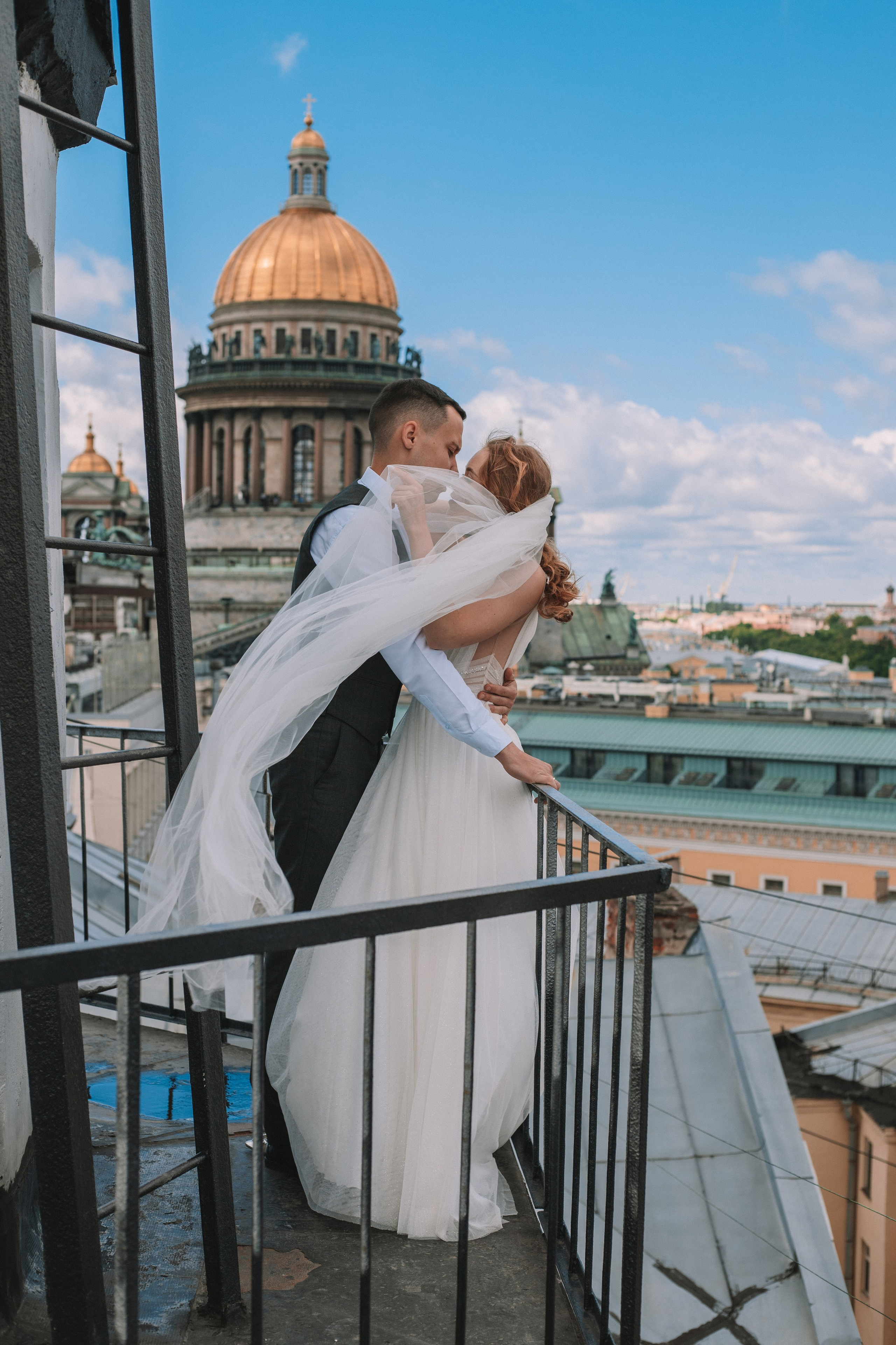 Свадебная фотосессия на крыше — фотограф СПб. Фотограф Олеся Беляева | Санкт-Петербург и Ленобласть