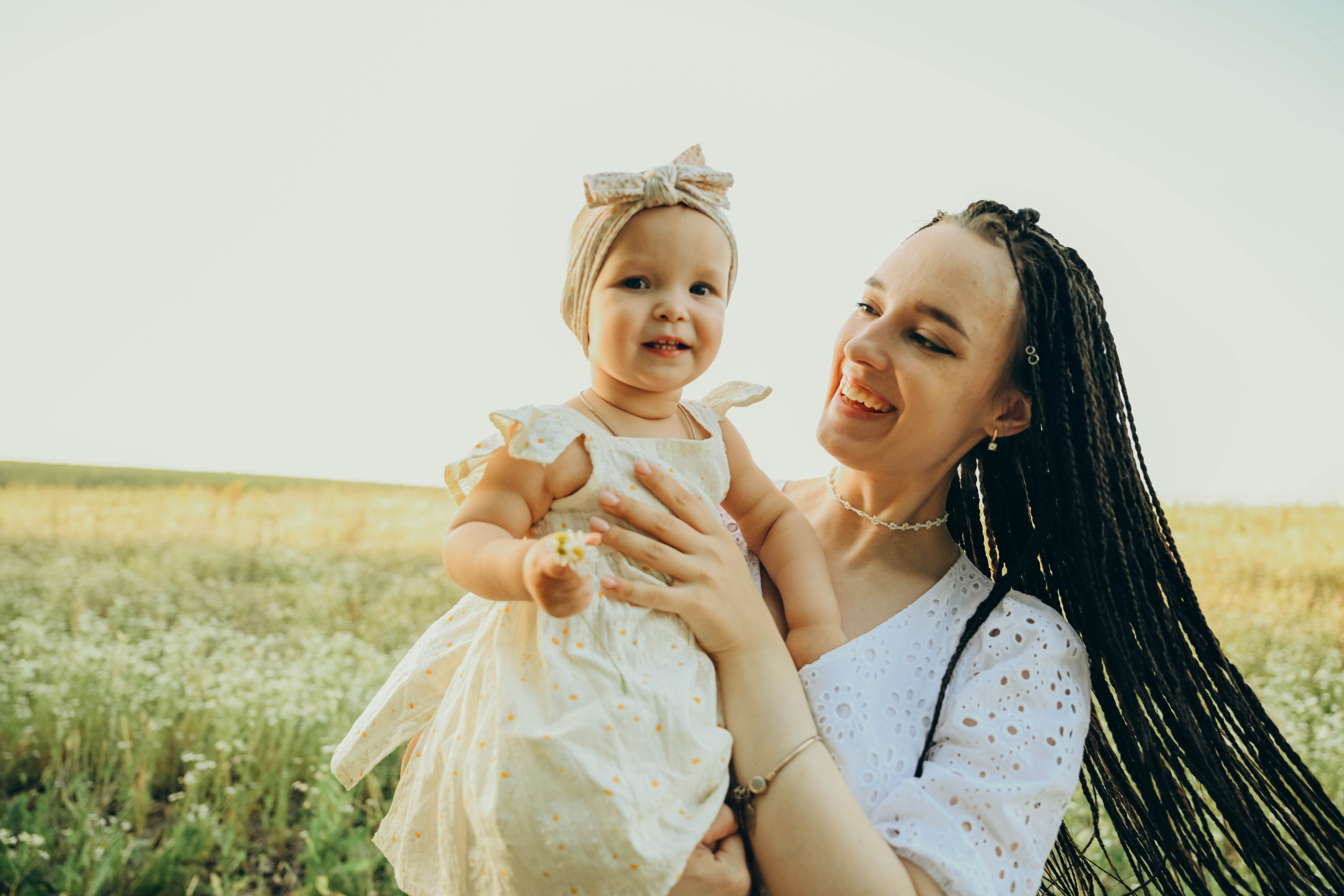Ромашковое поле. Семейный фотограф в Москве Люберцах Ирина Вронская